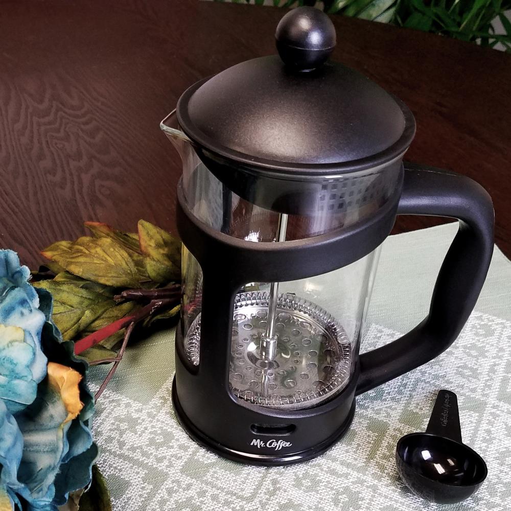Prensa Francesa Residencial Mr. Coffee Brivio de 3 Tazas (Negra) 84986594M