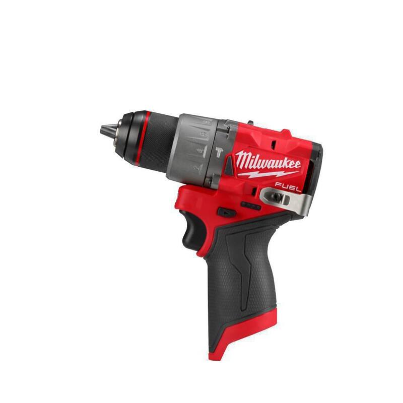 Milwaukee M12 FUEL Taladro percutor inalámbrico sin escobillas de ion de litio de 12V 1/2 pulg. (Herramienta solamente) - 3404-20