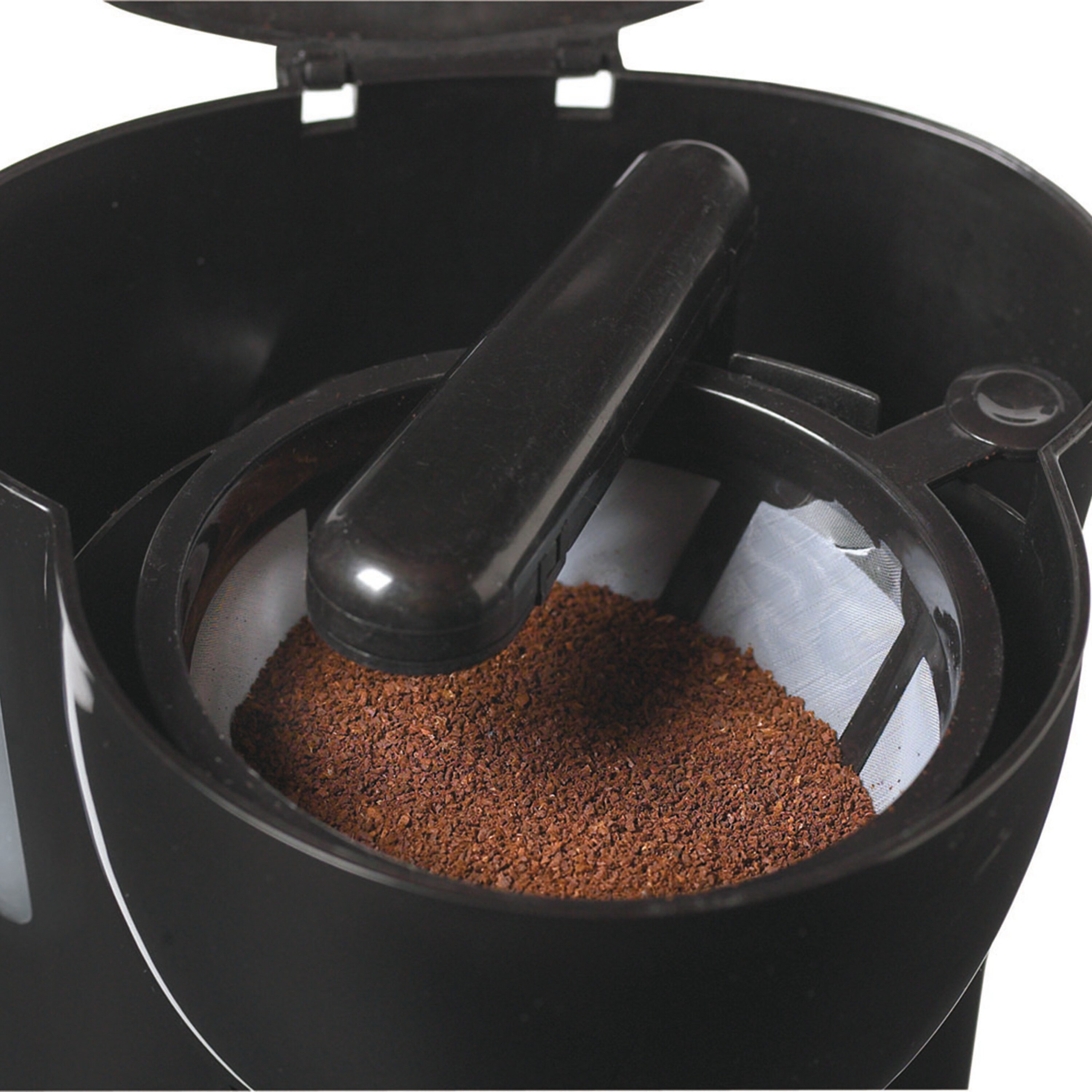 Cafetera de un solo servicio Salton con color negro