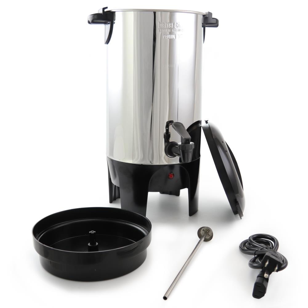 Urna de café comercial/residencial de 50 tazas de Better Chef (acero inoxidable) 84975867M