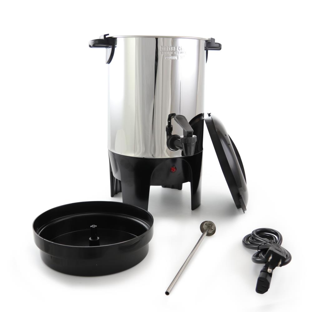 Urna de café residencial de 30 tazas de Better Chef (plateada)