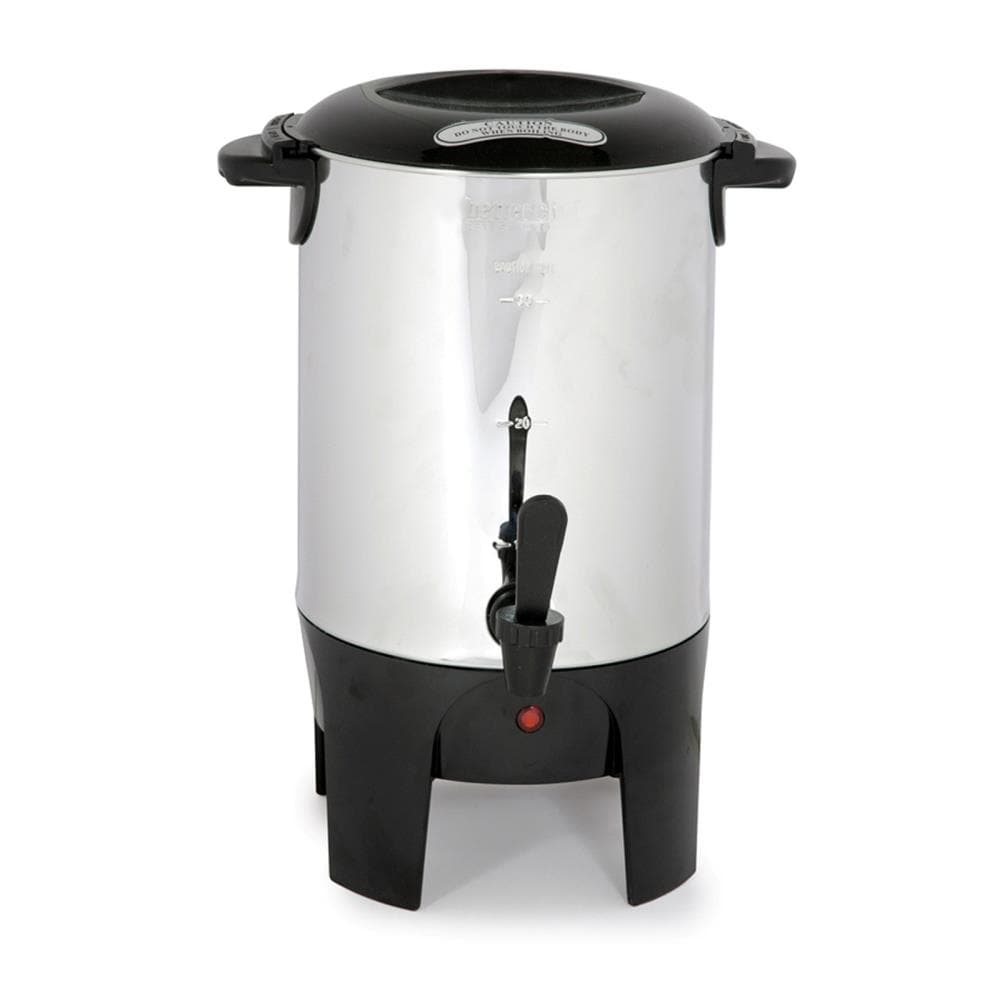 Urna de café residencial de 30 tazas de Better Chef (plateada)