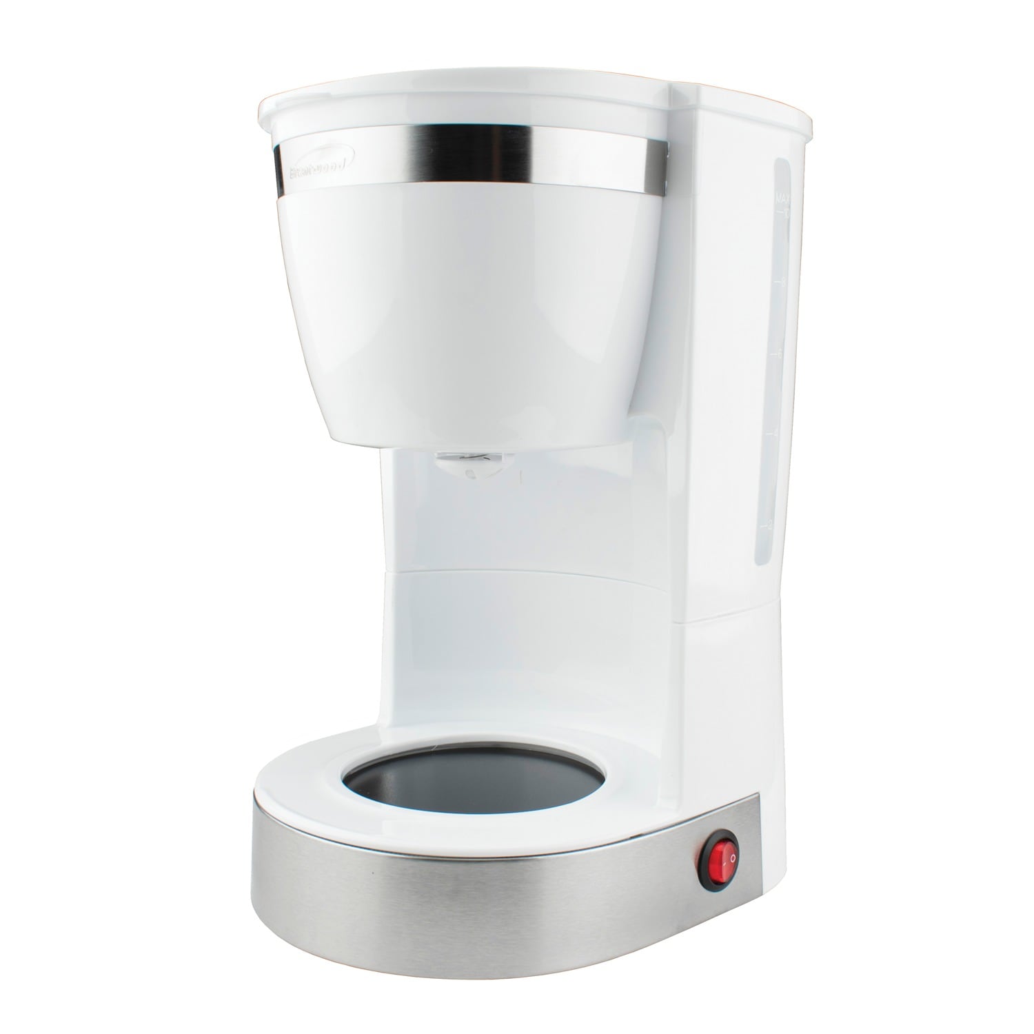 Cafetera goteo residencial de 12 tazas con apagado automático (Blanco) TS-215W de Brentwood Appliances