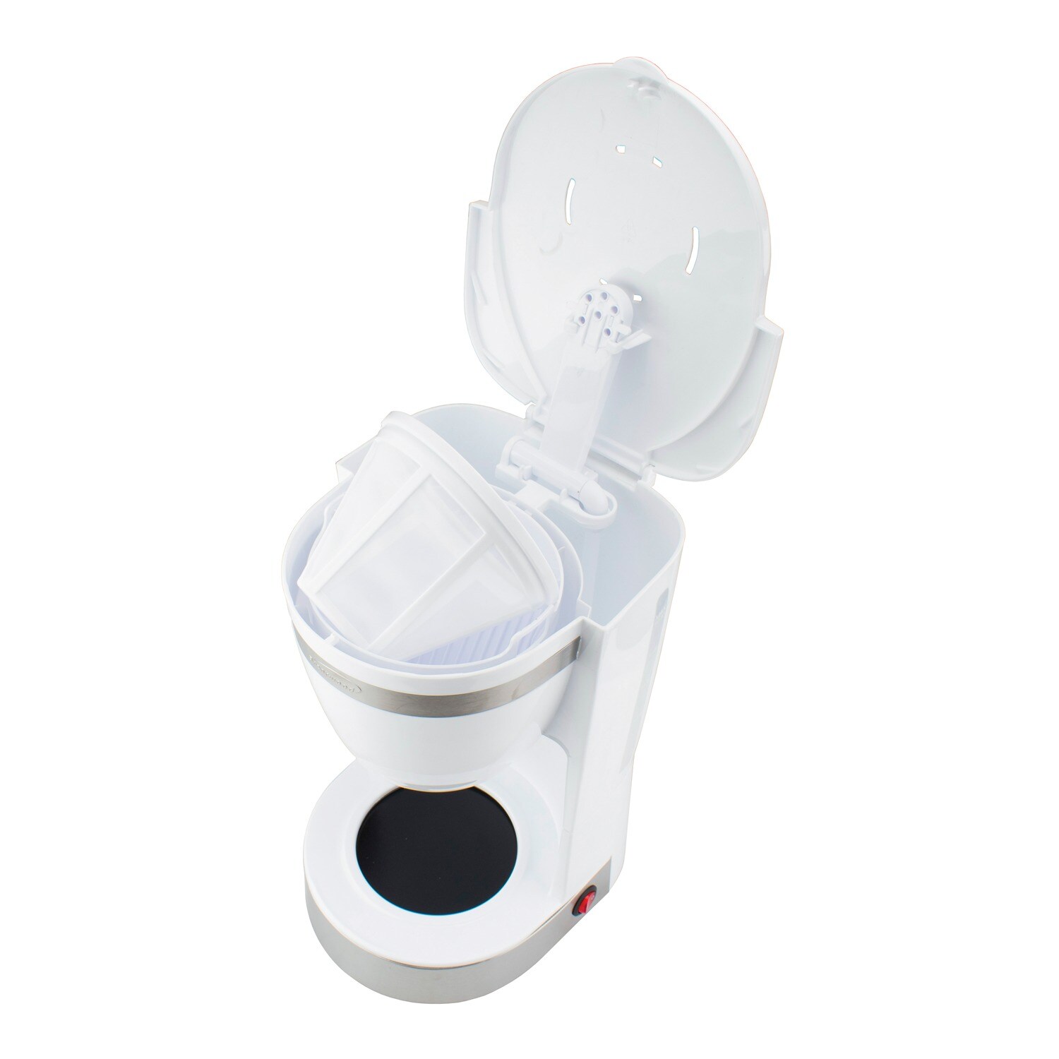 Cafetera goteo residencial de 12 tazas con apagado automático (Blanco) TS-215W de Brentwood Appliances