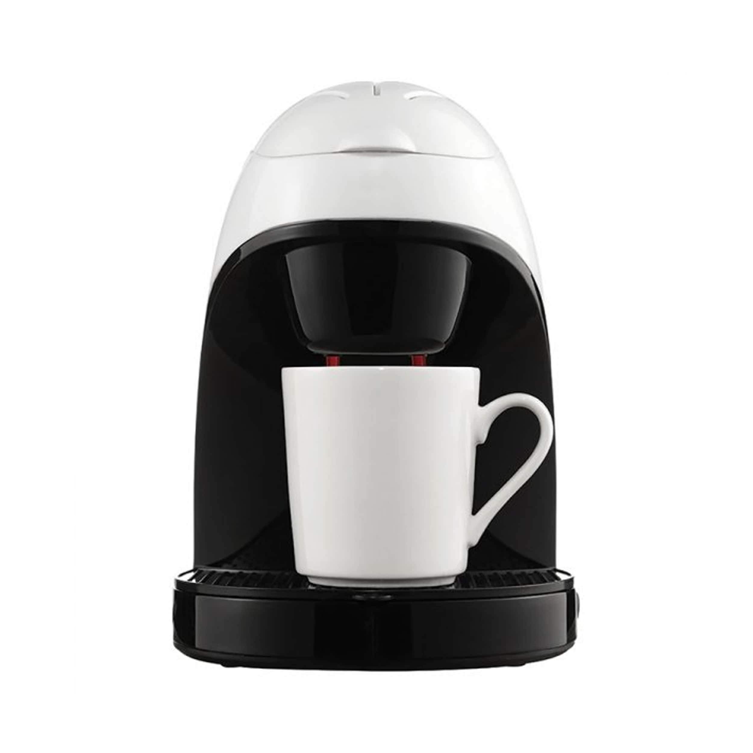 Cafetera Individual brentwood con Depósito de Agua de 1 Taza (Blanco)