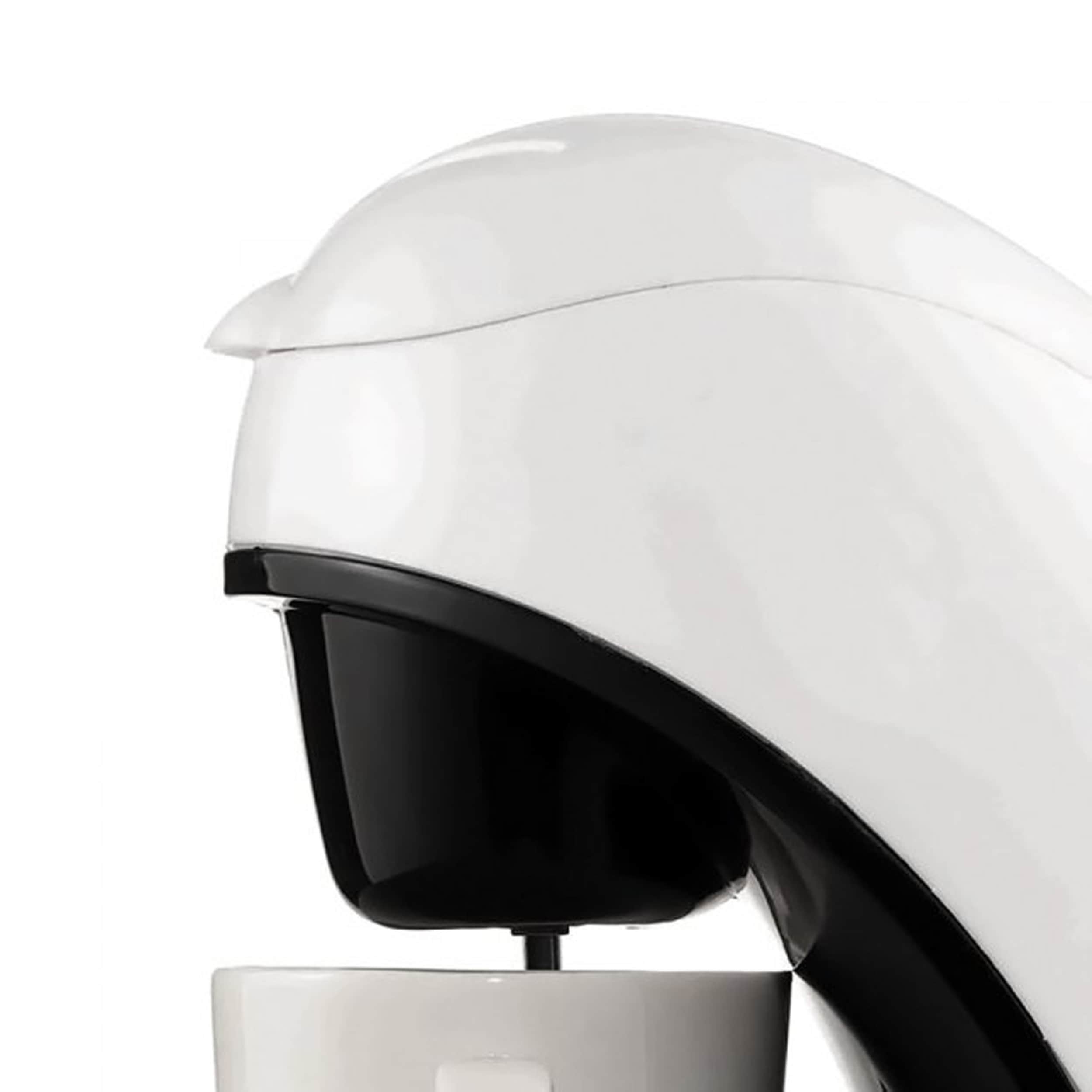 Cafetera Individual brentwood con Depósito de Agua de 1 Taza (Blanco)