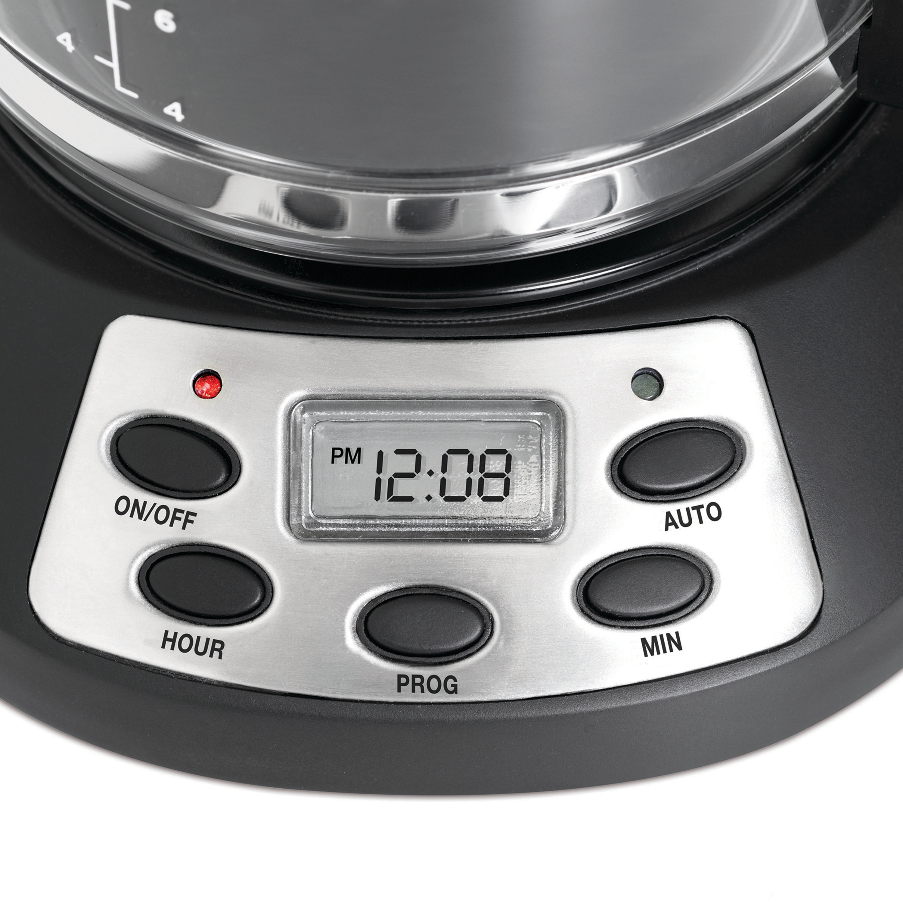 Cafetera programable residencial de 14 tazas Salton con apagado automático (negra) FC1667