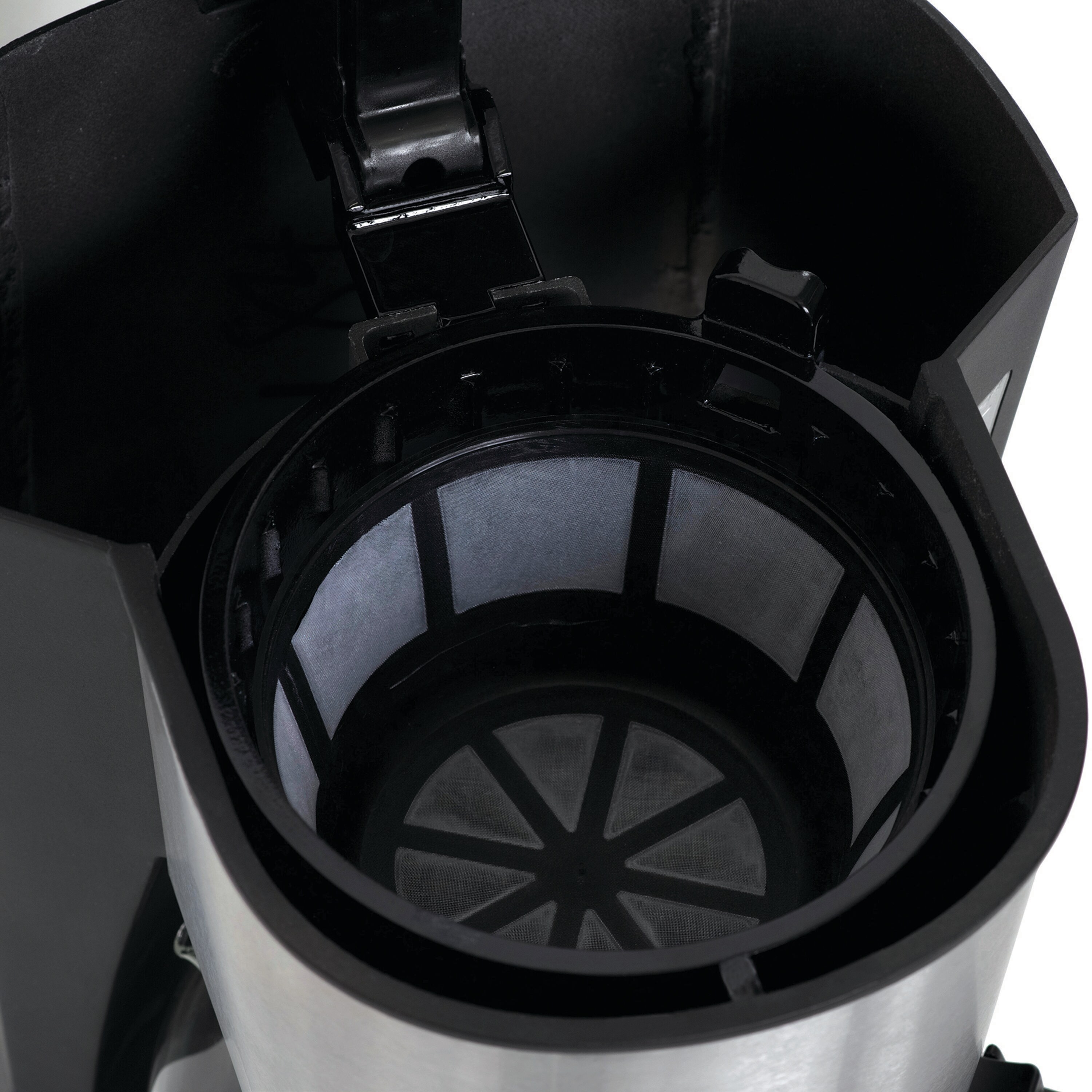 Cafetera programable residencial de 14 tazas Salton con apagado automático (negra) FC1667