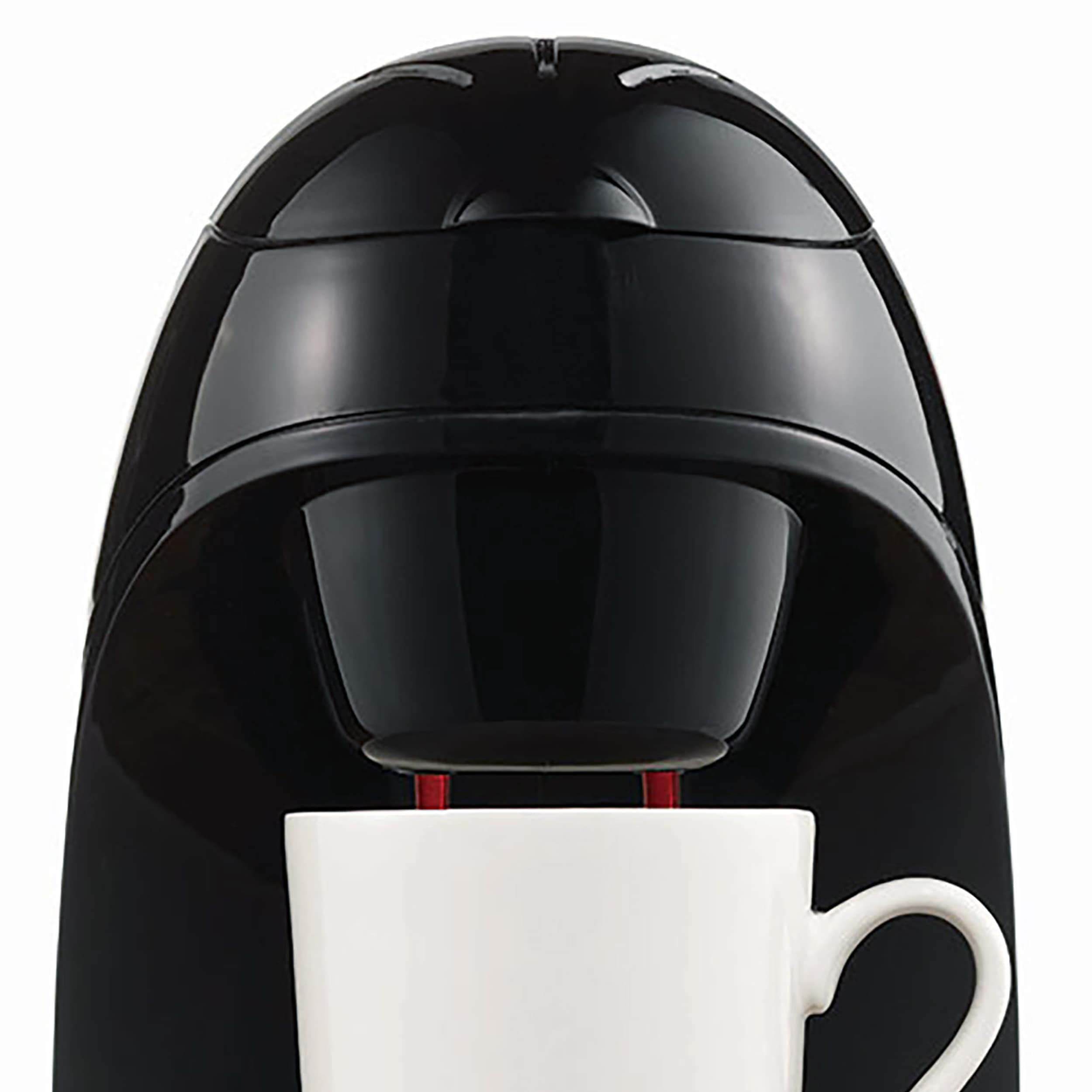 Cafetera Individual de Brentwood con Reservorio de Agua para 1 Taza (Negra) 84989525M