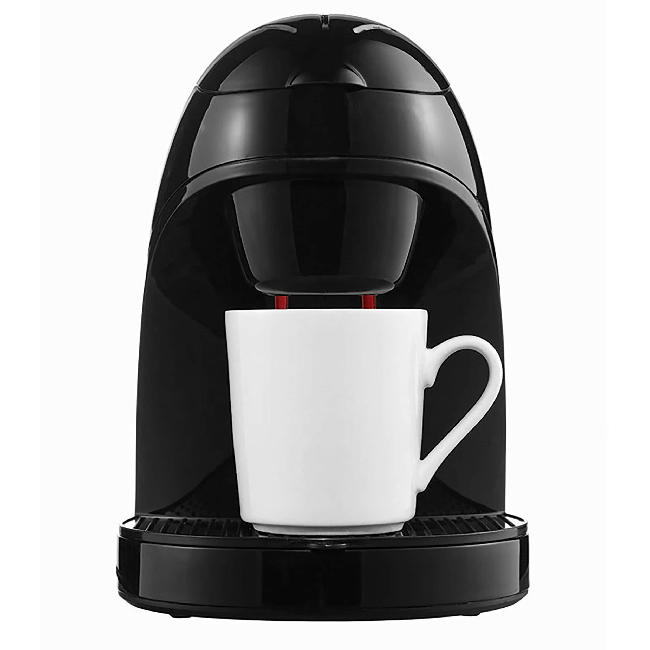 Cafetera Individual de Brentwood con Reservorio de Agua para 1 Taza (Negra) 84989525M