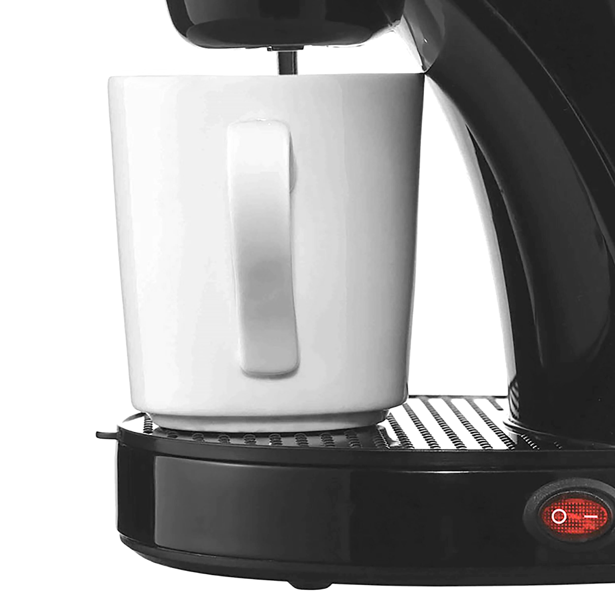 Cafetera Individual de Brentwood con Reservorio de Agua para 1 Taza (Negra) 84989525M