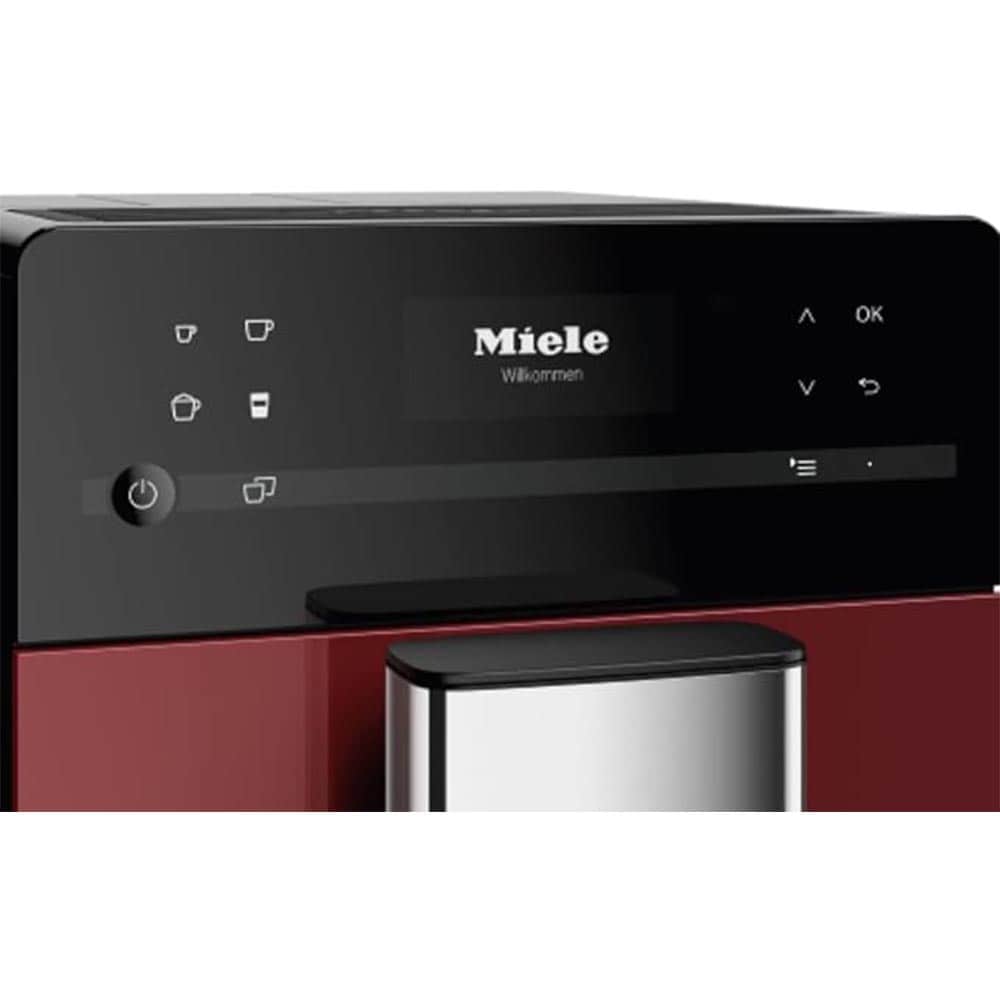 Cafetera Automática Miele CM5310 Silence para 2 Tazas con Programación Residencial y Apagado Automático (Rojo Tayberry) CM5310 TR