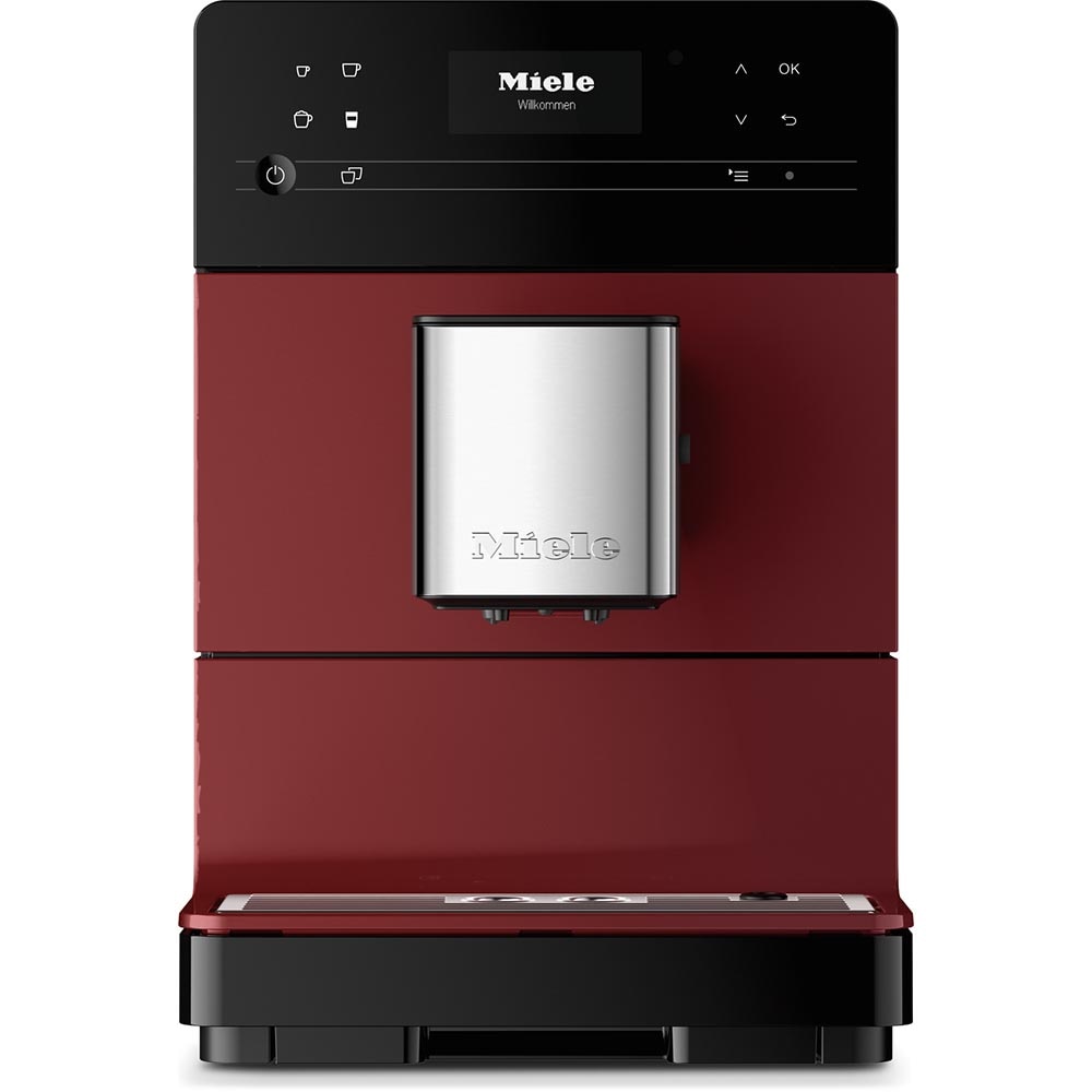 Cafetera Automática Miele CM5310 Silence para 2 Tazas con Programación Residencial y Apagado Automático (Rojo Tayberry) CM5310 TR