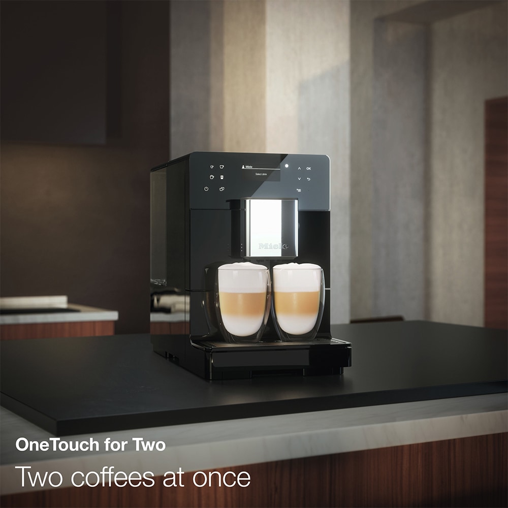 Cafetera Automática Miele CM5310 Silence para 2 Tazas con Programación Residencial y Apagado Automático (Rojo Tayberry) CM5310 TR