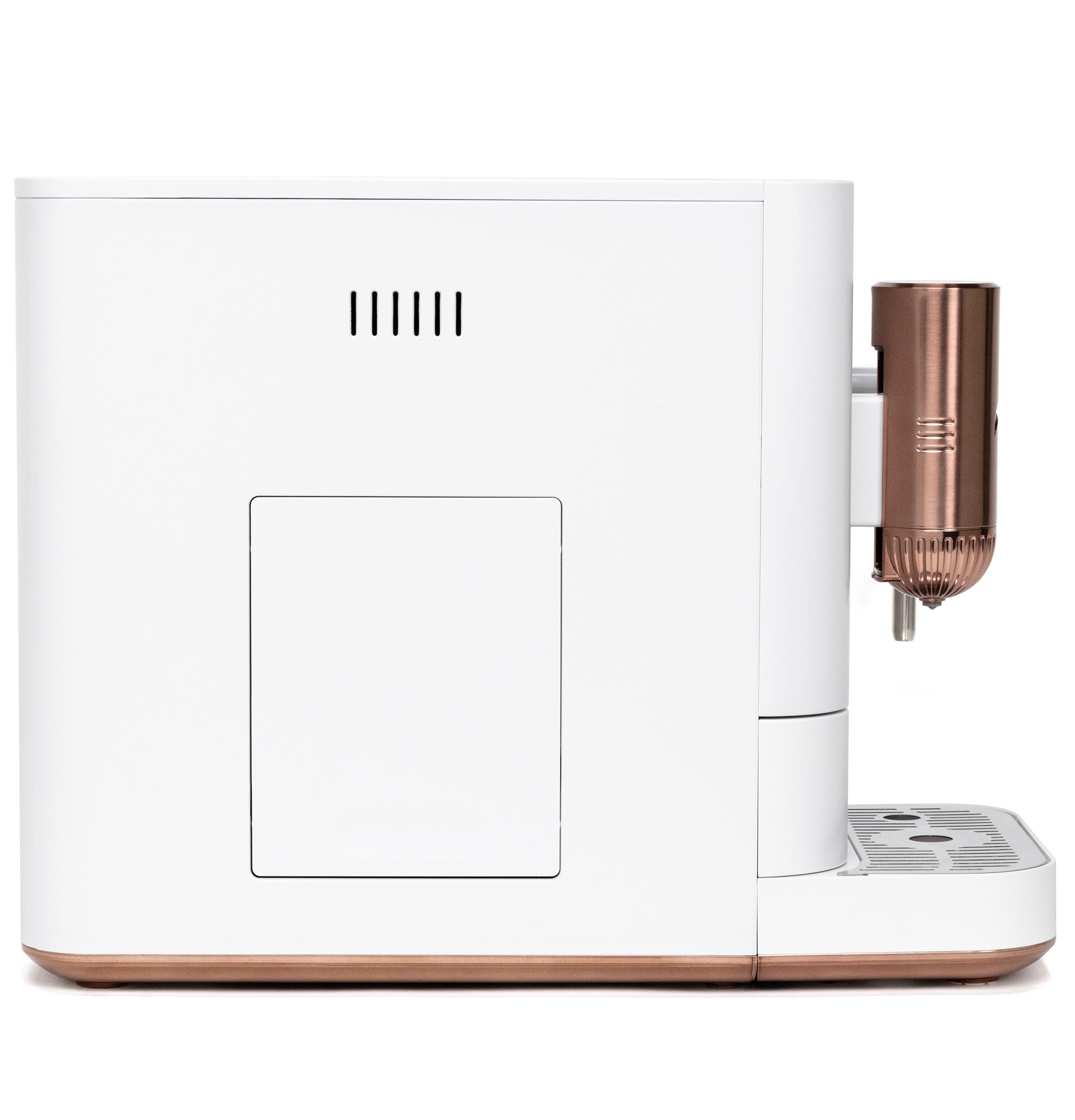 Cafetera Express de Acero Inoxidable Programable con Wi-Fi y Bandeja de Goteo (Blanco Mate)