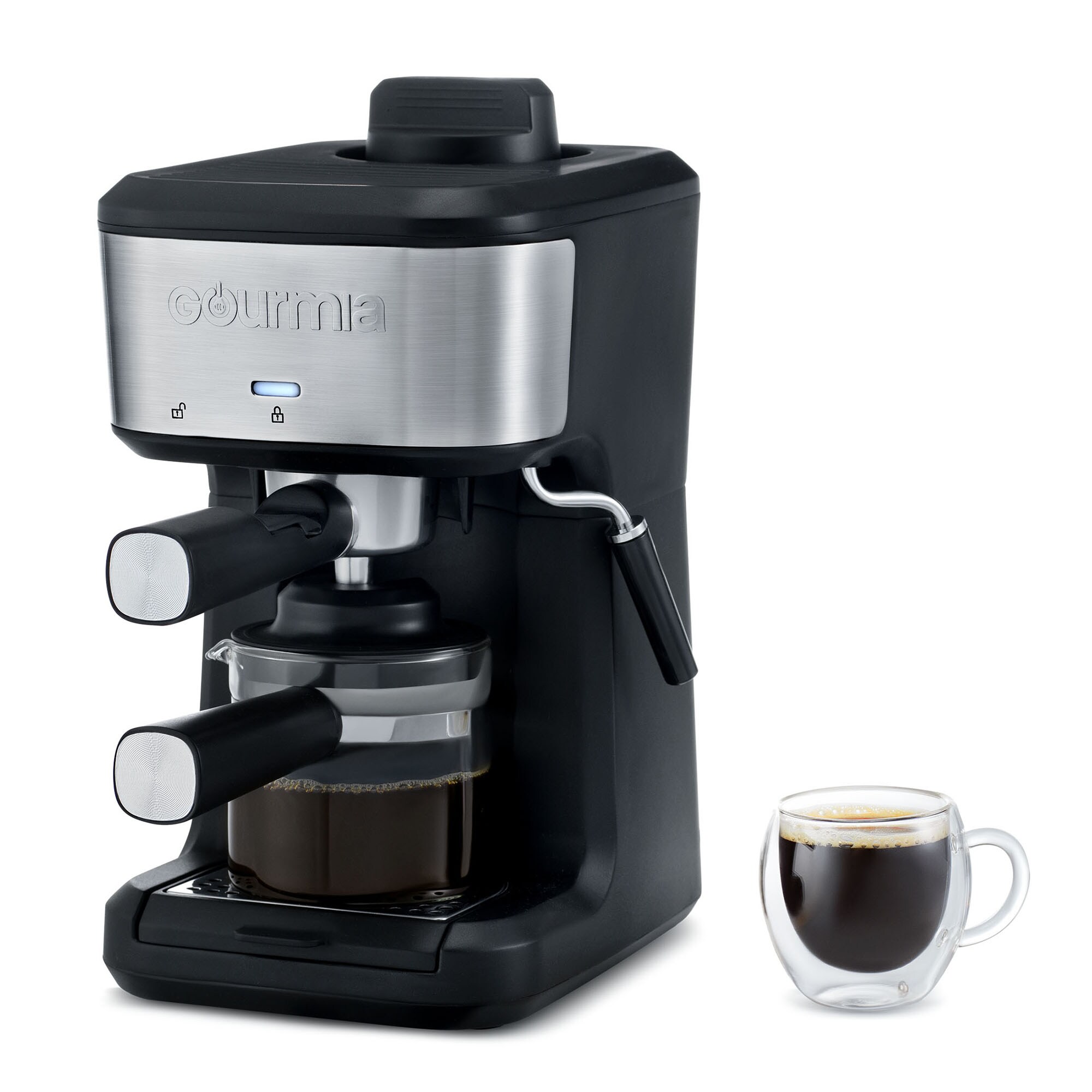 Cafetera de goteo residencial de 4 tazas (Negra) GCM4210 de Gourmia