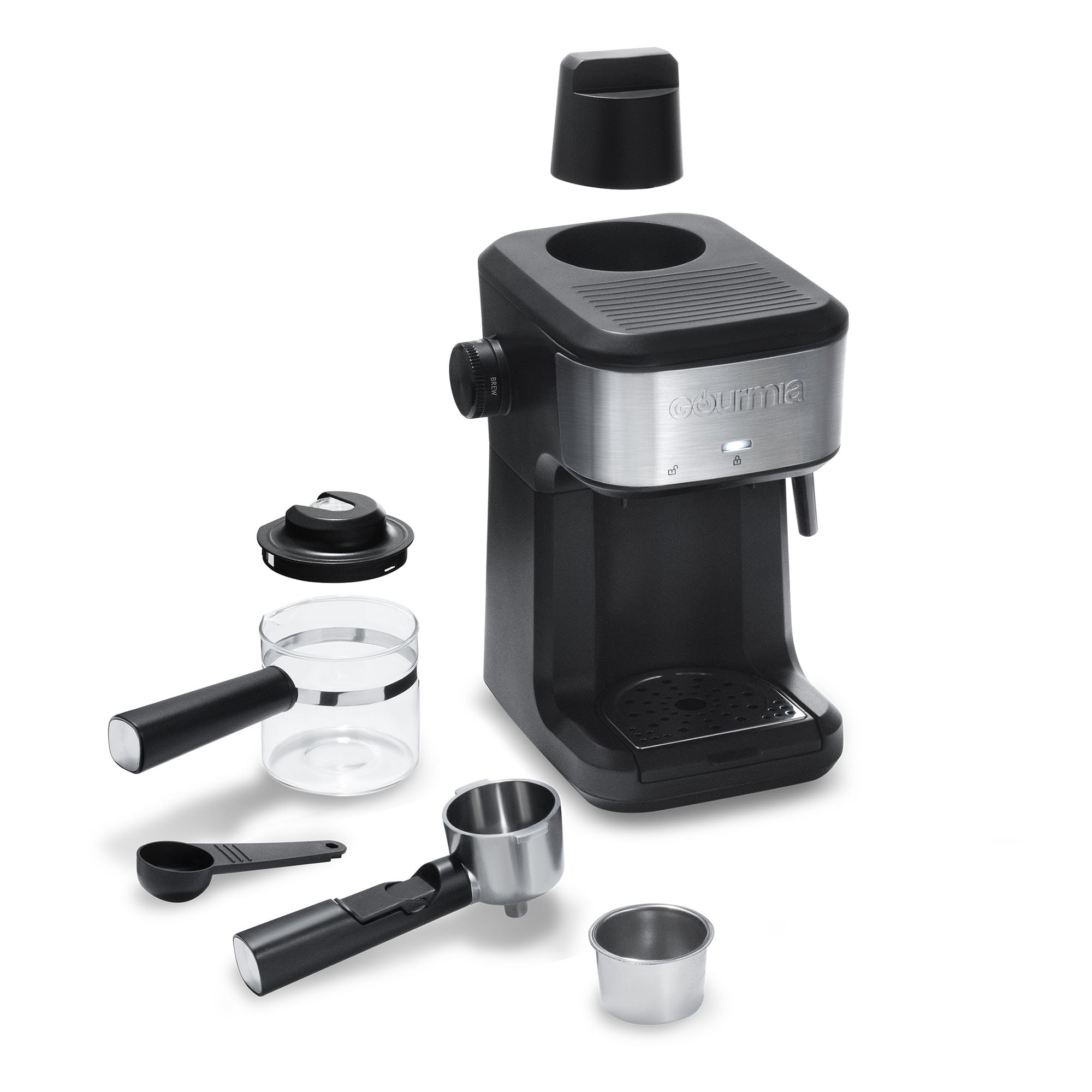 Cafetera de goteo residencial de 4 tazas (Negra) GCM4210 de Gourmia