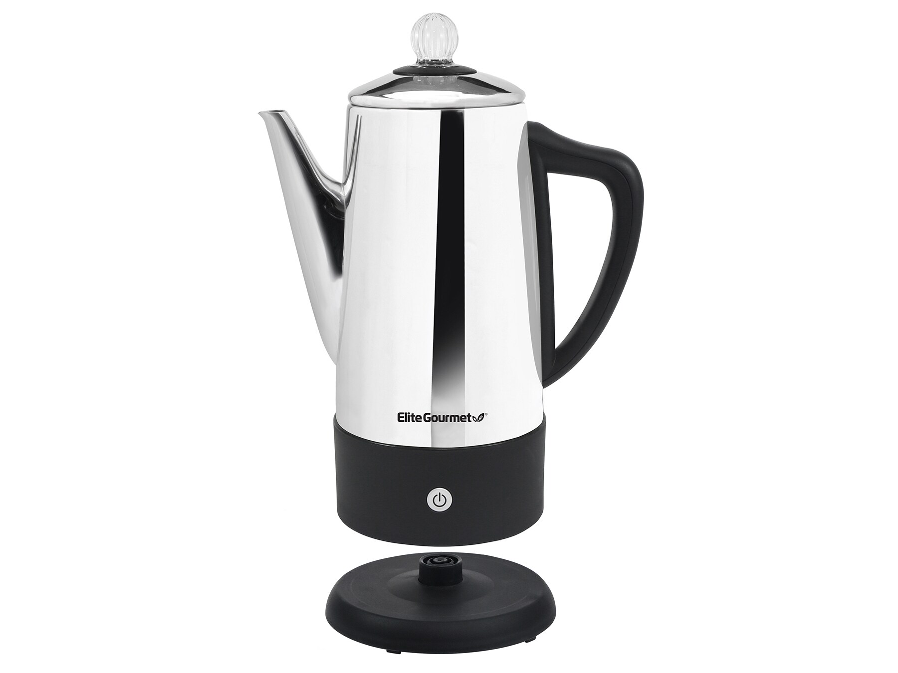 Percoladora Elite de 12 tazas para uso comercial/residencial con apagado automático (Acero inoxidable) EC812
