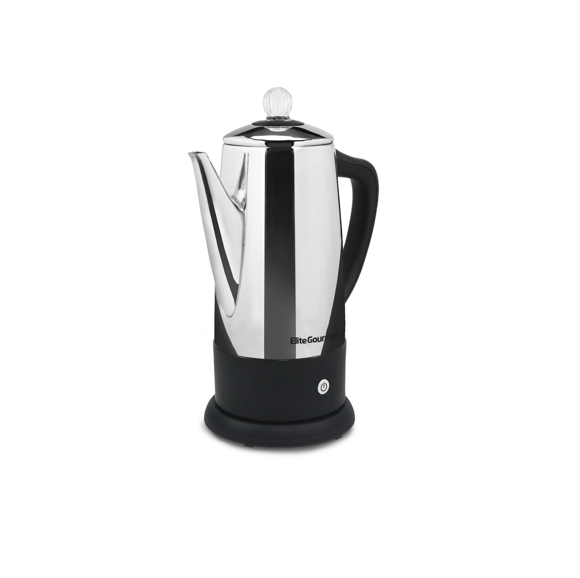 Percoladora Elite de 12 tazas para uso comercial/residencial con apagado automático (Acero inoxidable) EC812