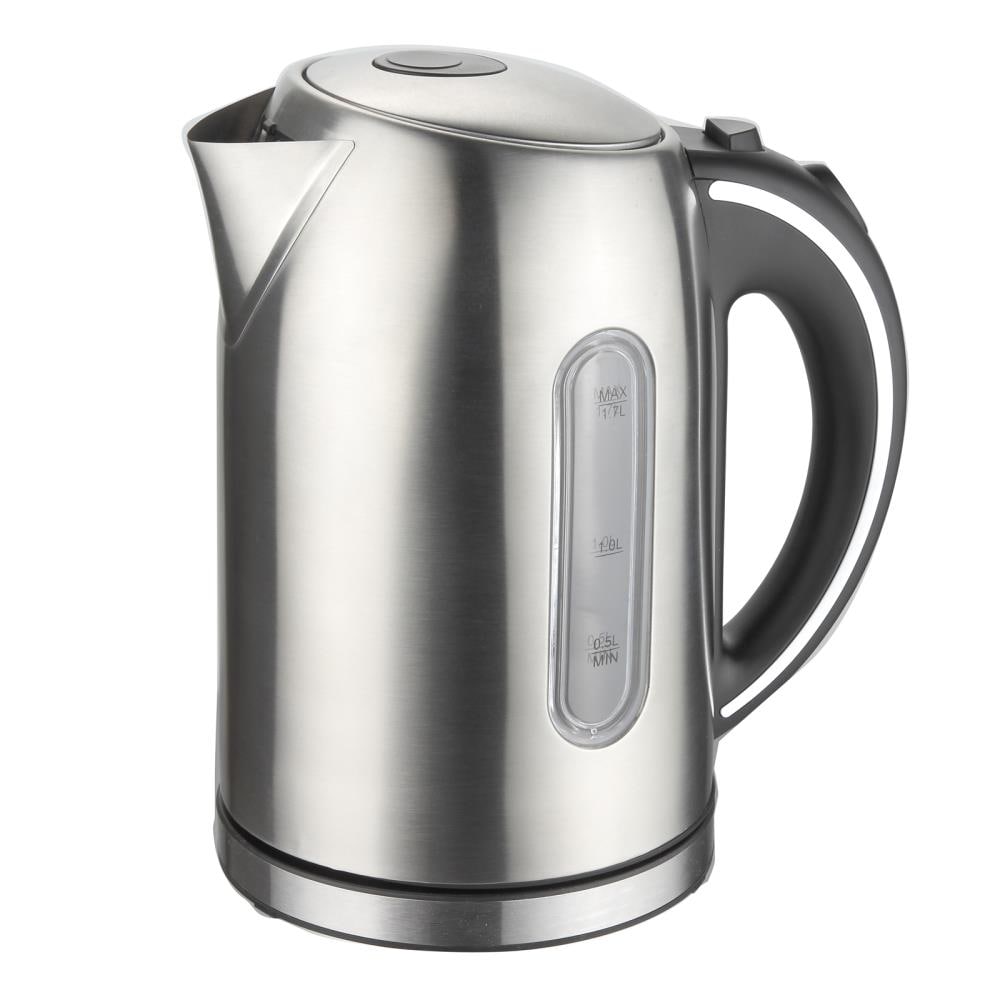 Hervidor eléctrico inalámbrico de acero inoxidable MegaChef de 7 tazas con apagado automático