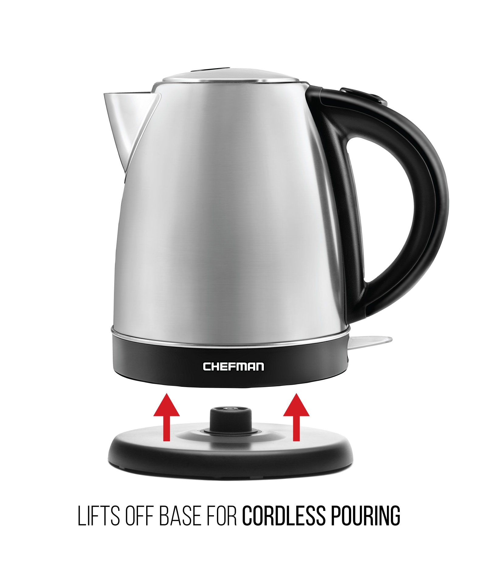 Hervidor eléctrico de acero inoxidable de 7 tazas con apagado automático Chefman RJ11-17-V3