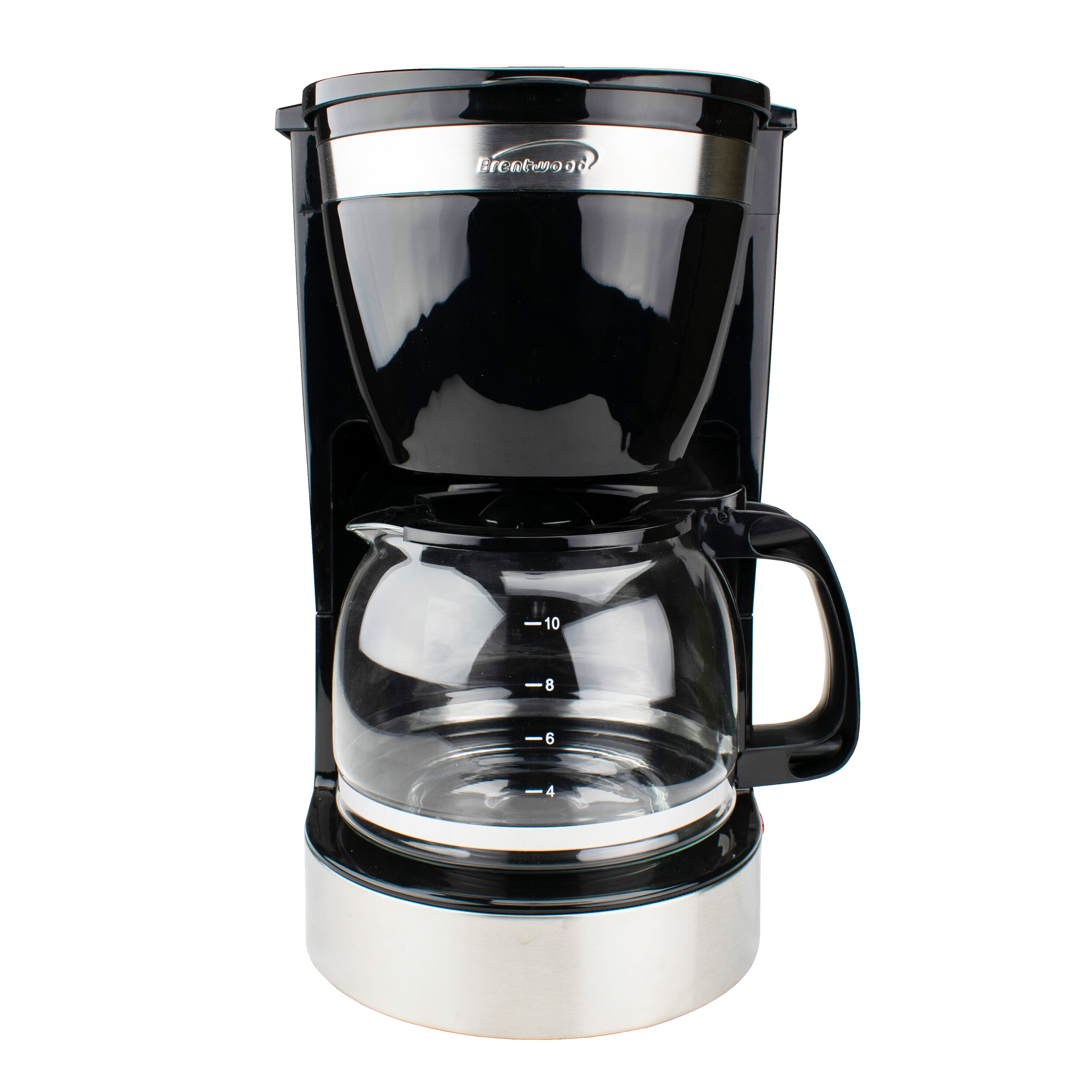 Cafetera de goteo residencial de 10 tazas de capacidad con apagado automático (negra)