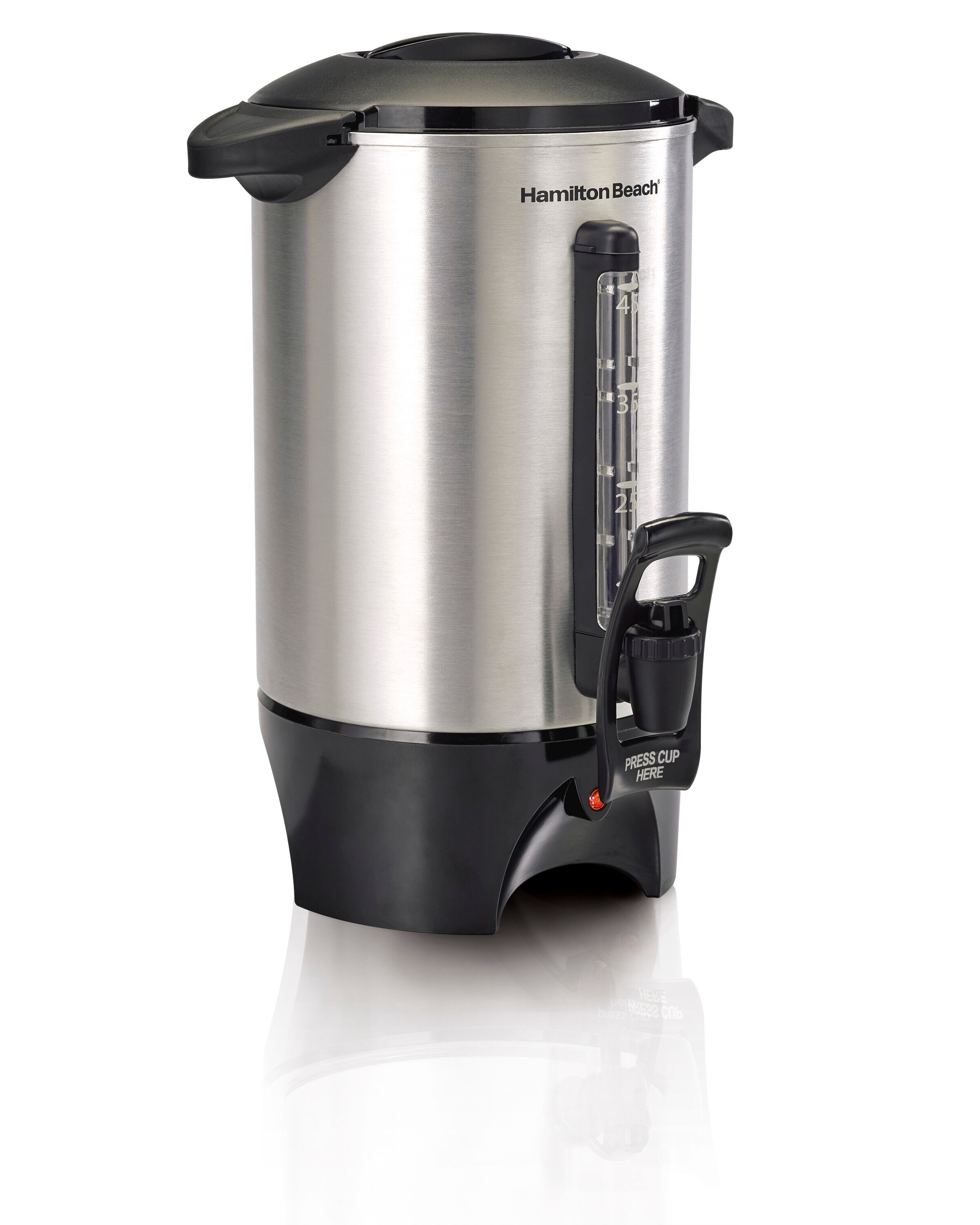 "Urna de Café Residencial de 45 Tazas Hamilton Beach (Acero Inoxidable) 40519"