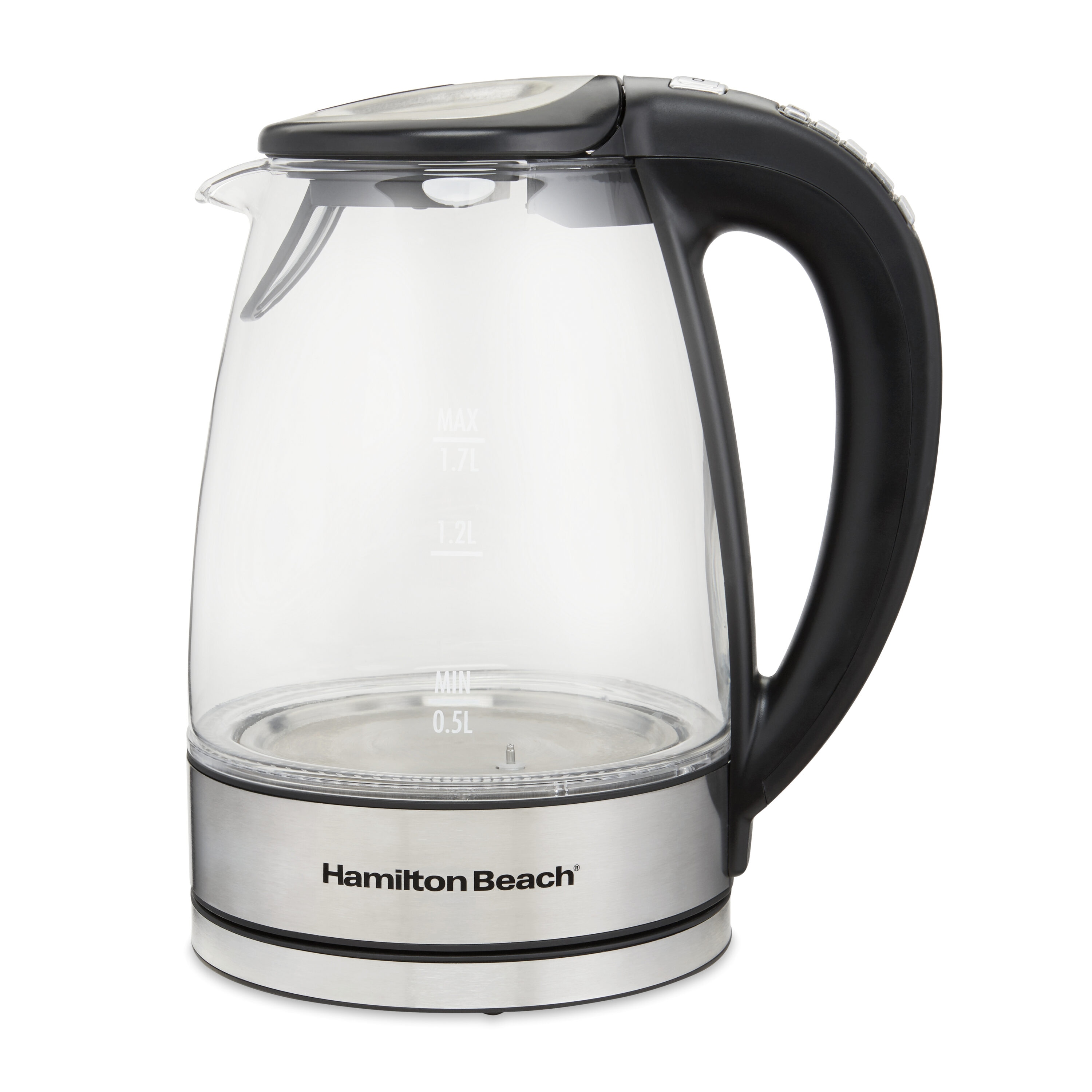 Hervidor eléctrico de acero inoxidable de 7 tazas con apagado automático 40941RG Hamilton Beach