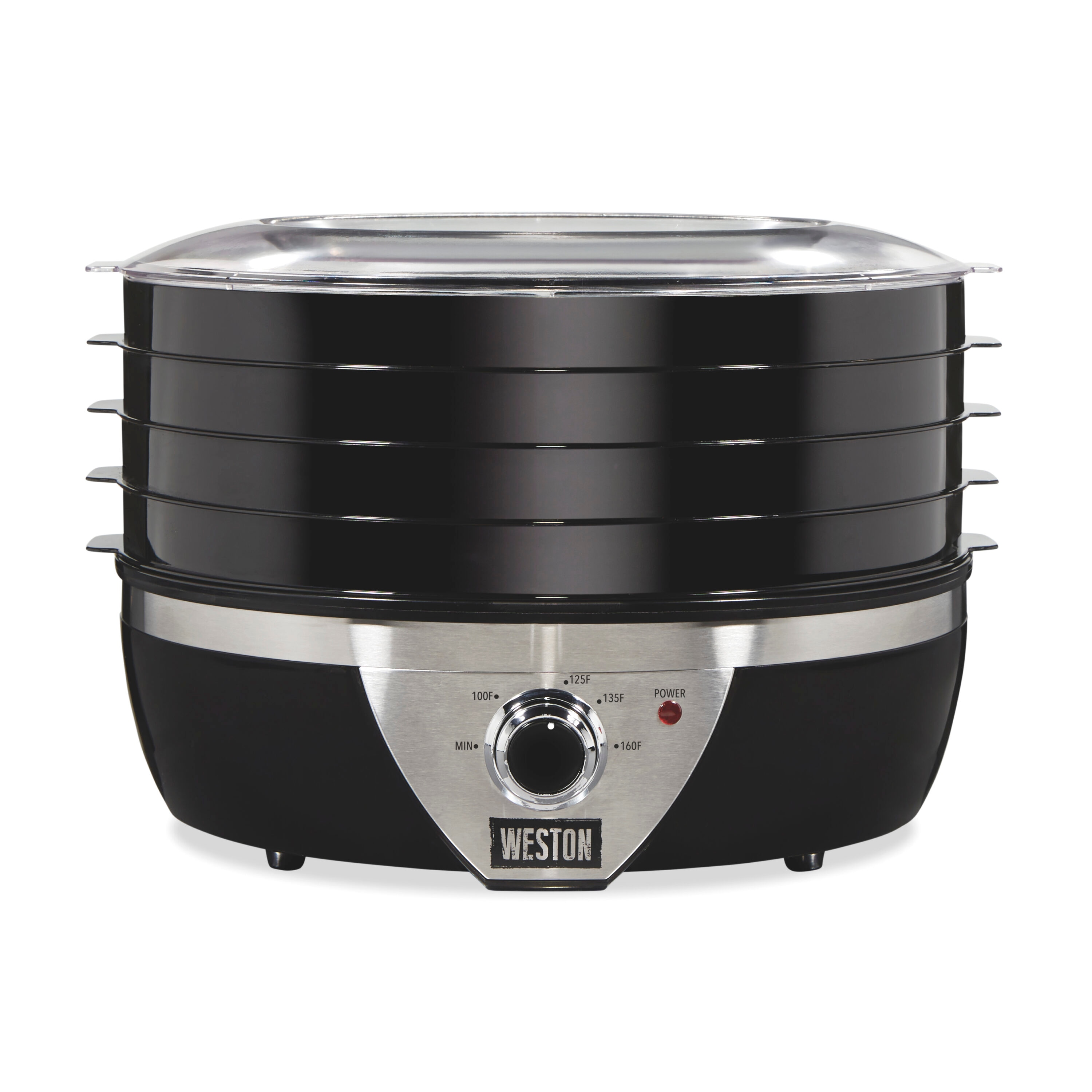 Desecador de alimentos negro de 4 bandejas Weston (500 watts) 75-0640-W