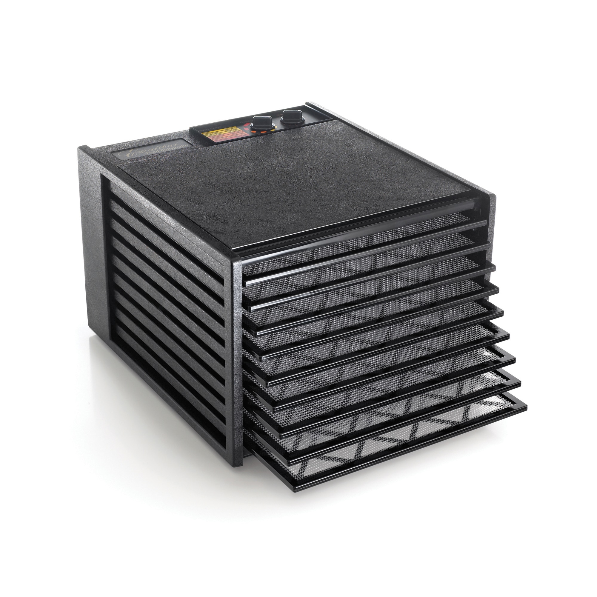 Excalibur 9 Bandejas Negra con Partes Aptas para Lavavajillas ( 600 Watts) 3926TB