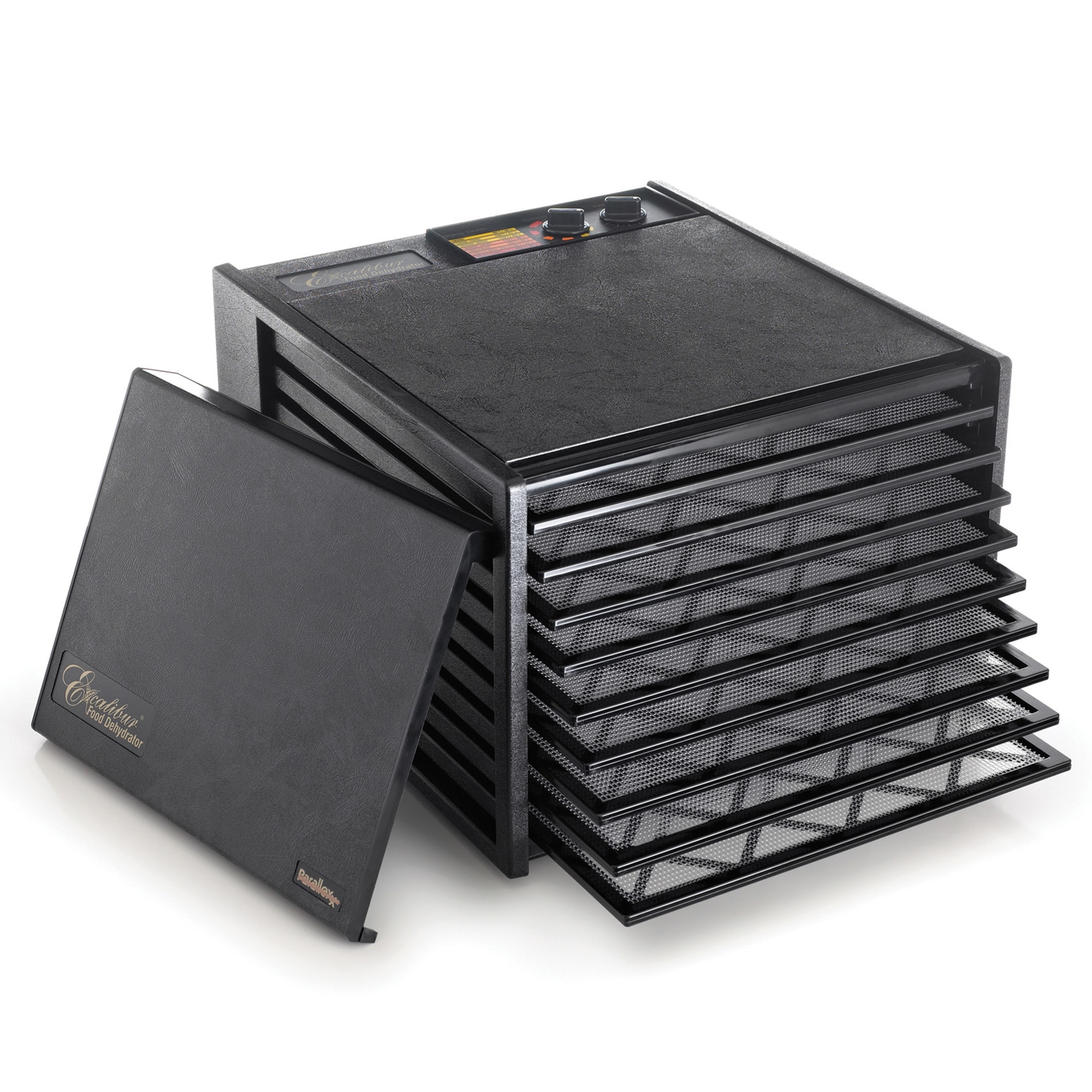 Excalibur 9 Bandejas Negra con Partes Aptas para Lavavajillas ( 600 Watts) 3926TB
