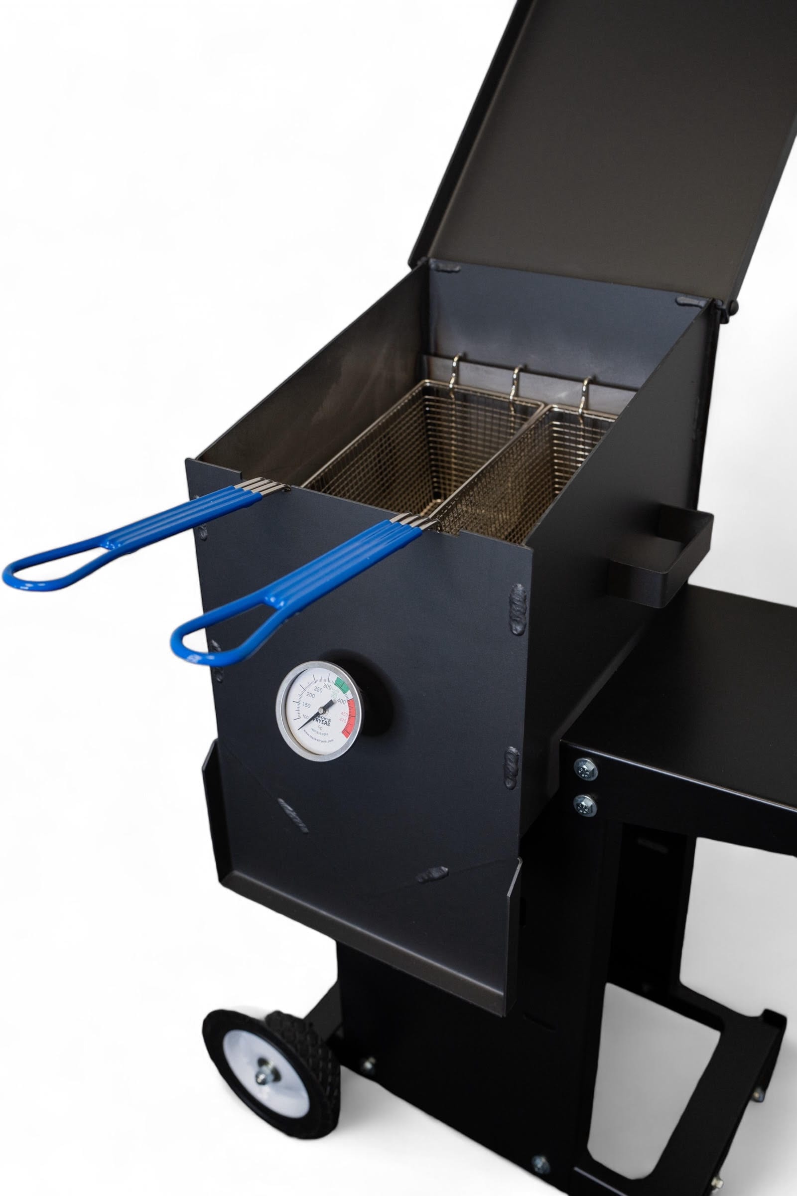 Freidora MACK'S para exteriores de 24 cuartos de galón Freidora profunda FRY-6GAL-S