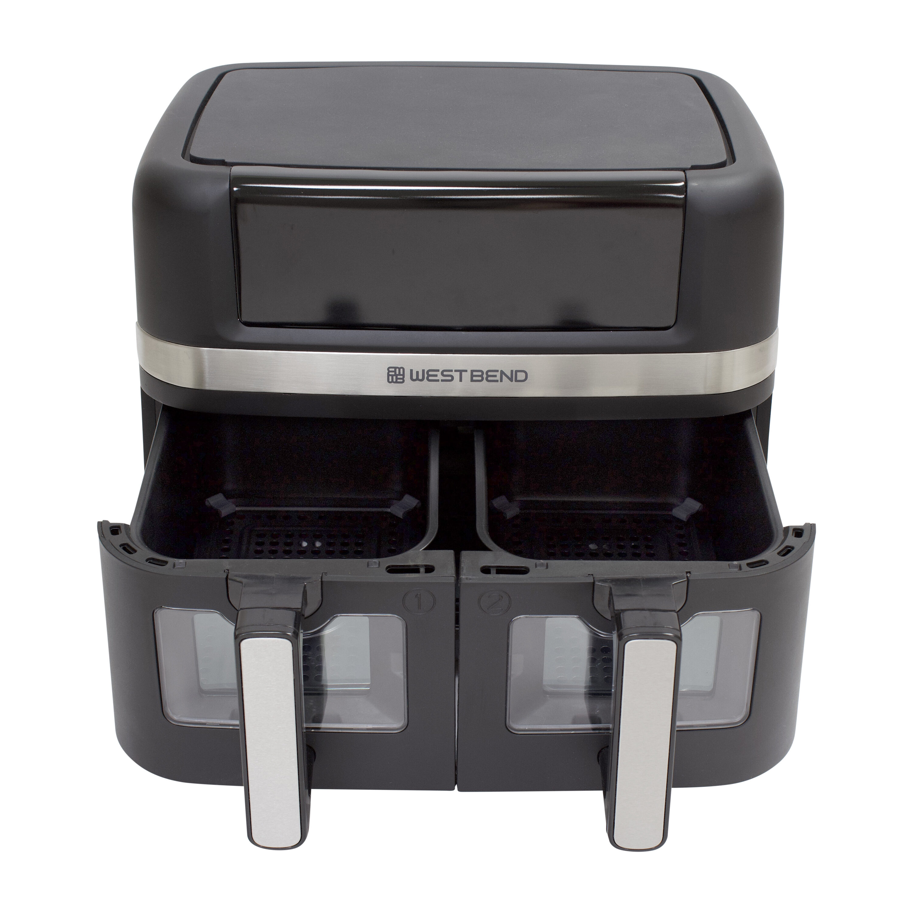 Freidora de Aire Digital de 10 litros con 2 Canastas - Negro de West Bend