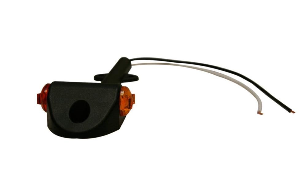 Luz de guardabarros para remolque a la orilla de la carretera - Ámbar/Rojo GEN 3 - Luz de remolque LED impermeable 11883T