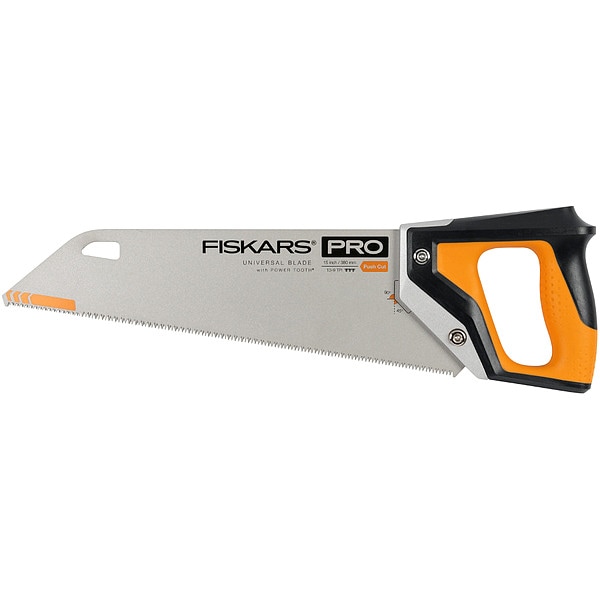 Fiskars Hand Saw, 15 in Blade L, PVC/Wood - 730700-1001