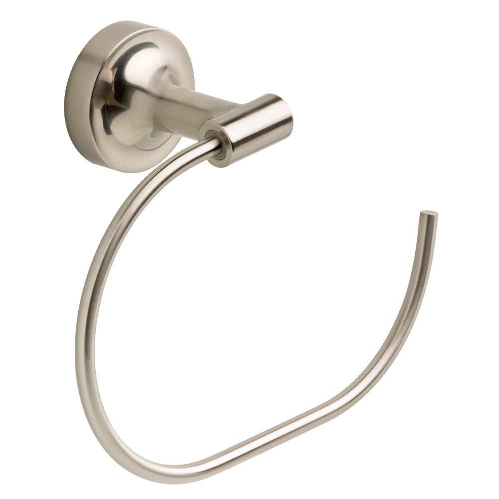 Aro para toalla de baño de pared en níquel cepillado - Franklin Brass Voisin VOI46-SN
