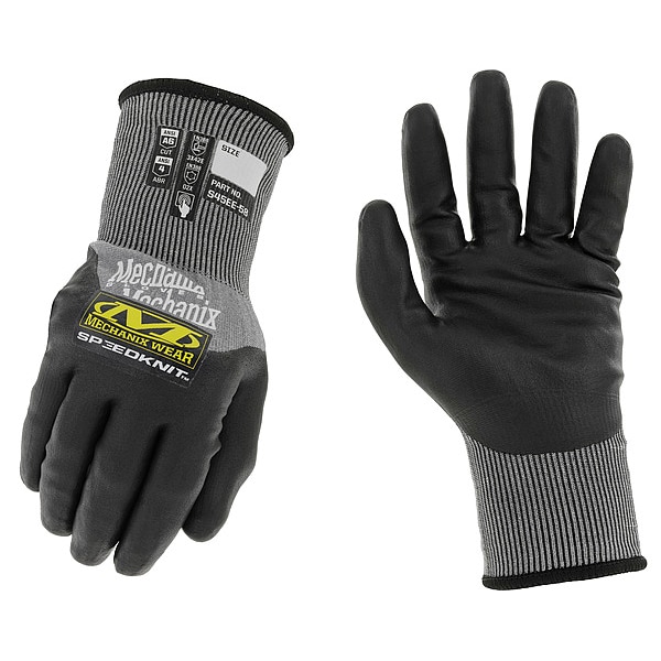 Guantes resistentes al corte Mechanix Wear, Nivel de corte A6, 18 ga, M - S45EE-58-008.