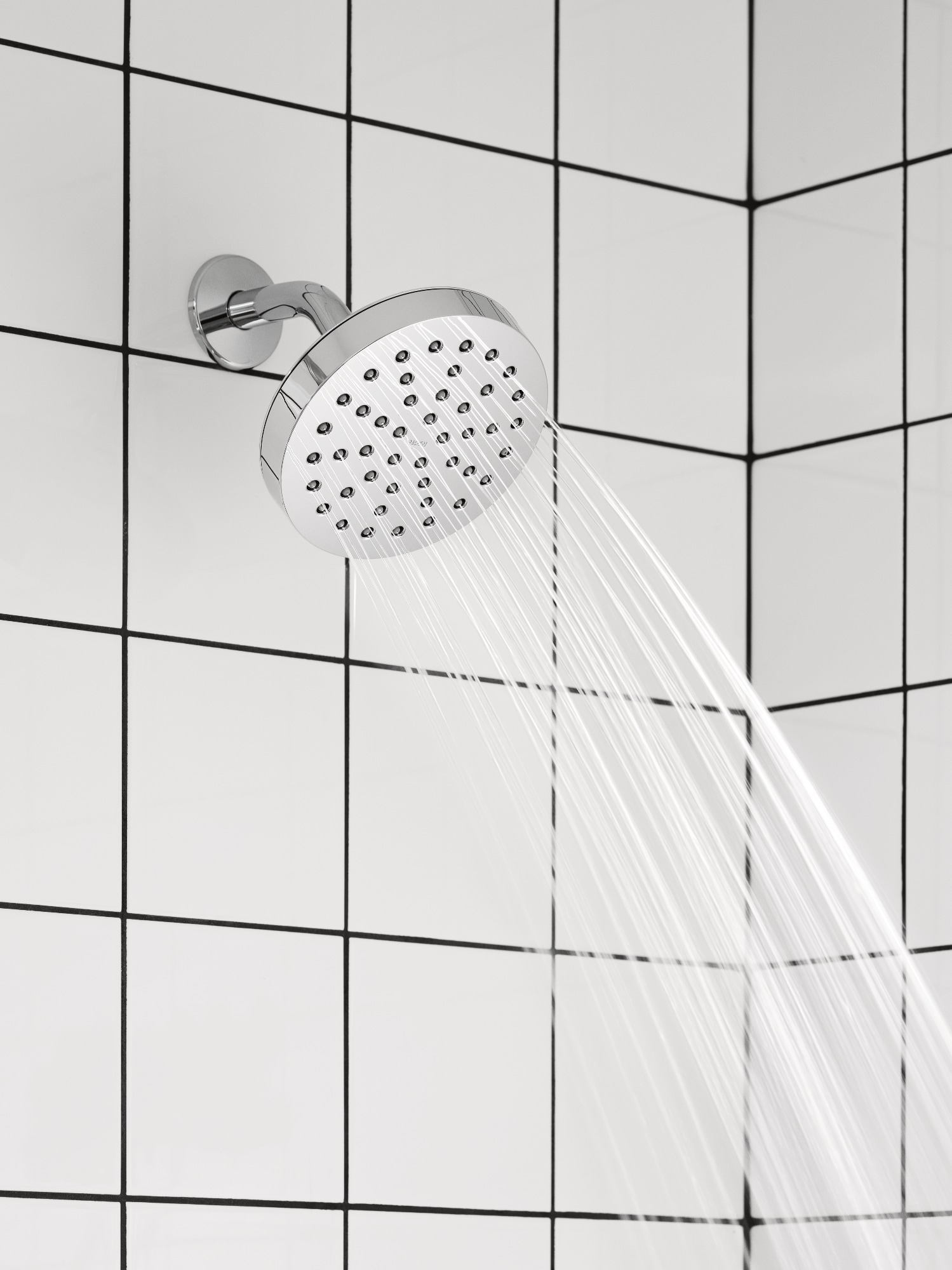 Grifo para bañera y regadera de un solo mango y una sola función de cromo Rinza de Moen con válvula de 6.18 pulgadas.