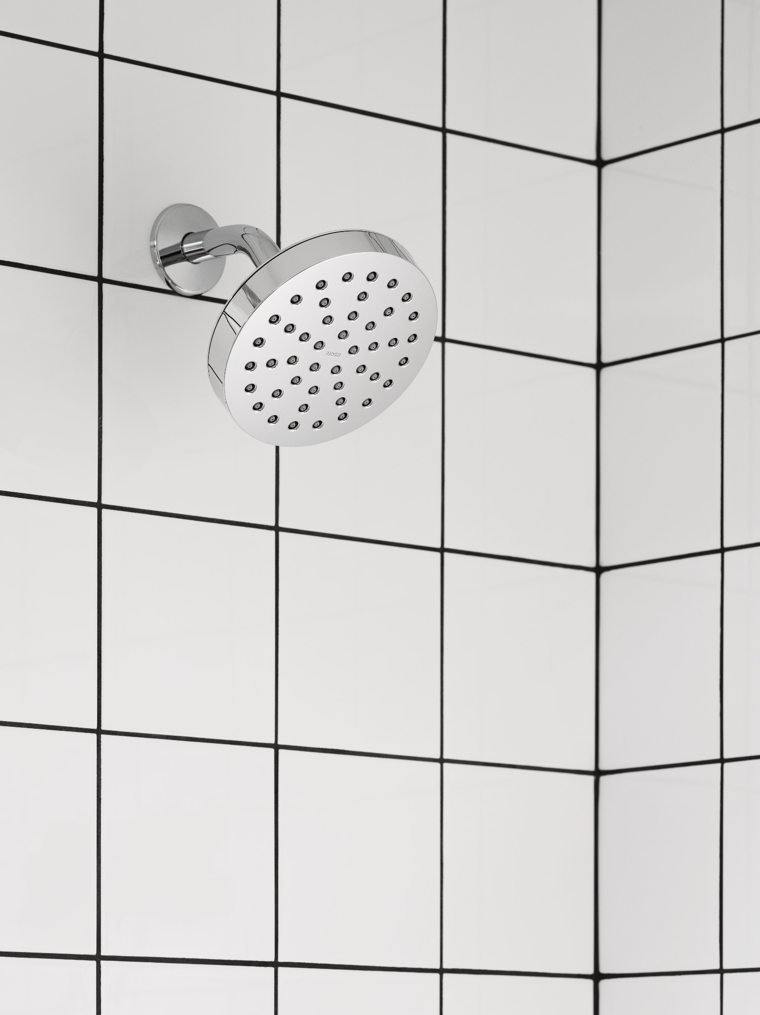Grifo para bañera y regadera de un solo mango y una sola función de cromo Rinza de Moen con válvula de 6.18 pulgadas.