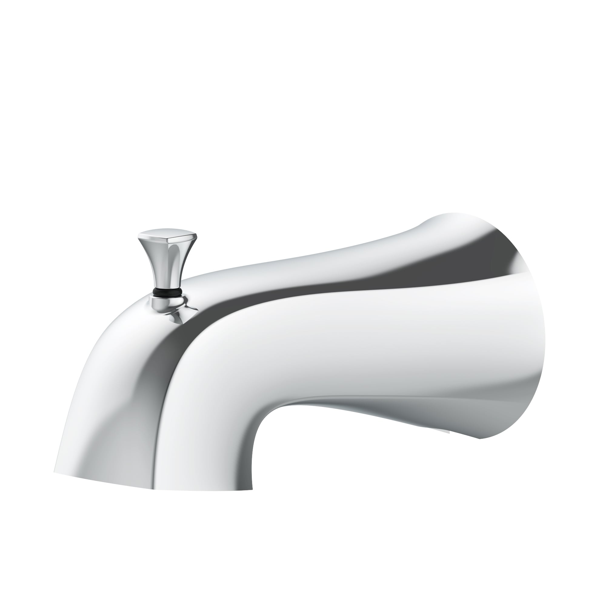 Grifo de Bañera y Ducha Cuadrado de 3.54 pulgadas con Válvula de una sola manija en Cromo Pulido Allen + Roth Chesler 873X-7201
