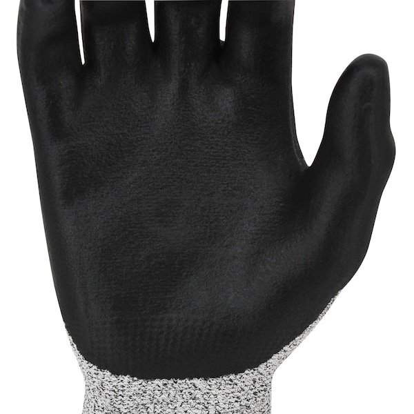 Guantes recubiertos resistentes al corte en Radians, Nivel de corte A4, Grises, XS - RWG555XS