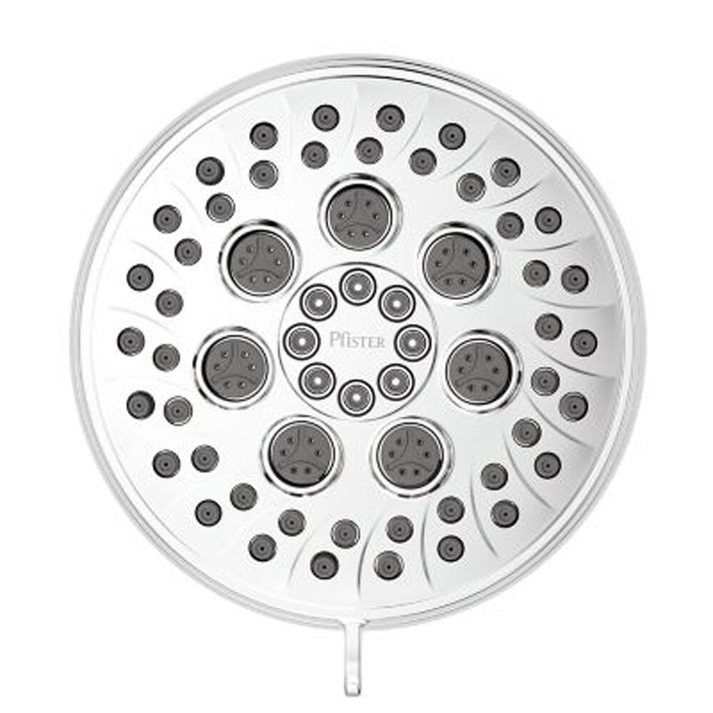 Grifo de bañera y ducha redondo de 4.56 pulgadas de 1 manija y función múltiple en cromo pulido Jaida de Pfister con válvula