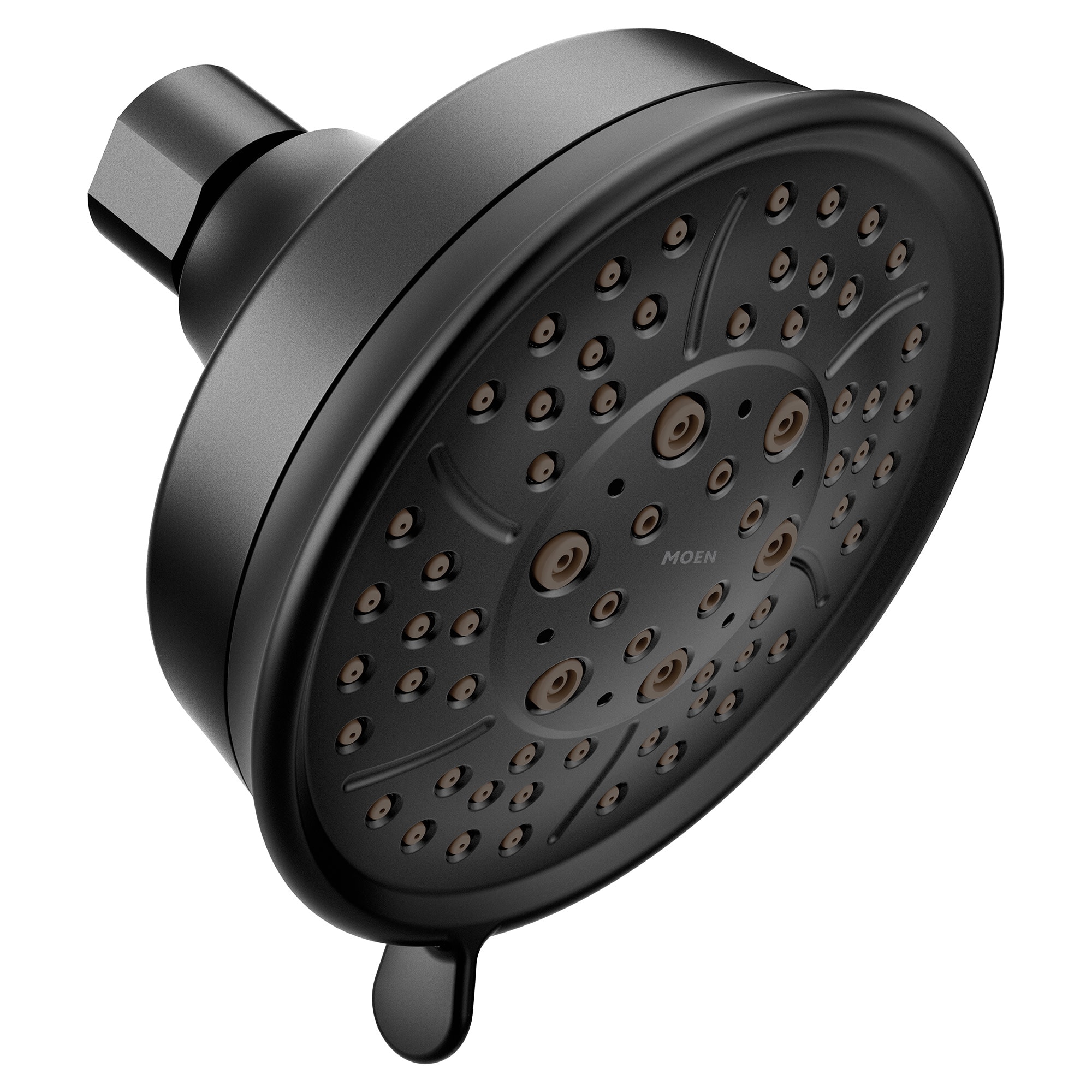 Grifo de Bañera y Ducha Redondo Multifunción Negro Mate de Moen (Válvula se vende por separado) 3638BL