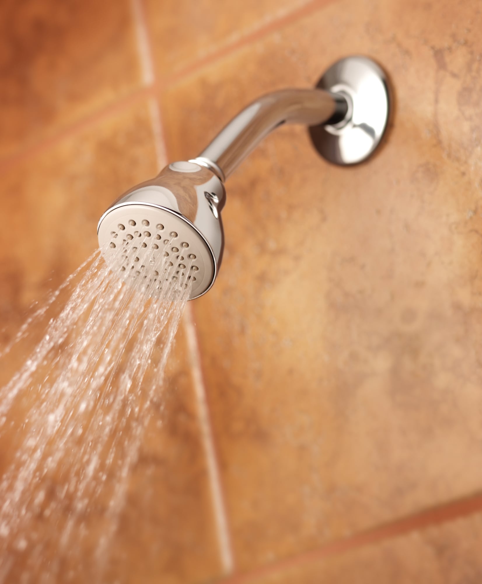 Grifo para bañera y ducha de una sola función, con acabado cromo, estilo Chateau de Moen (Válvula no incluida) T471EP