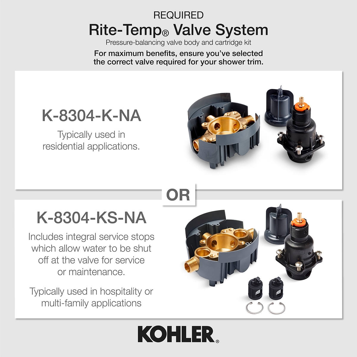 Grifo de bañera y ducha de función única con un mango en níquel cepillado vibrante Alteo KOHLER