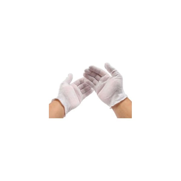 Guantes de inspección Pip PIP 97-501H, Premium, Ligeros, de Algodón, Con dobladillo, para Mujer, 1 docena - 97-501H