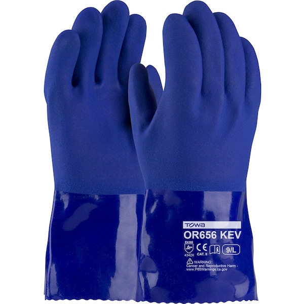 Guantes Resistentes a Químicos Pip de 12", PVC, L, Paquete de 12 - 58-8658K/L