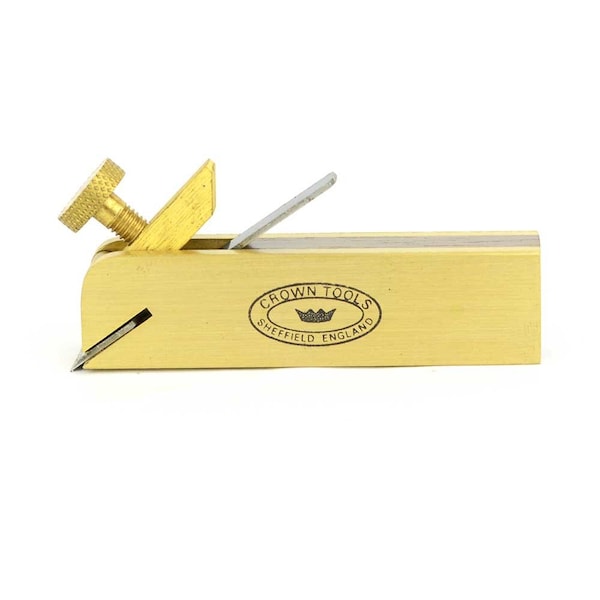 Crown Tools Miniature Rosewood & Brass Bullnose Plane - 23055