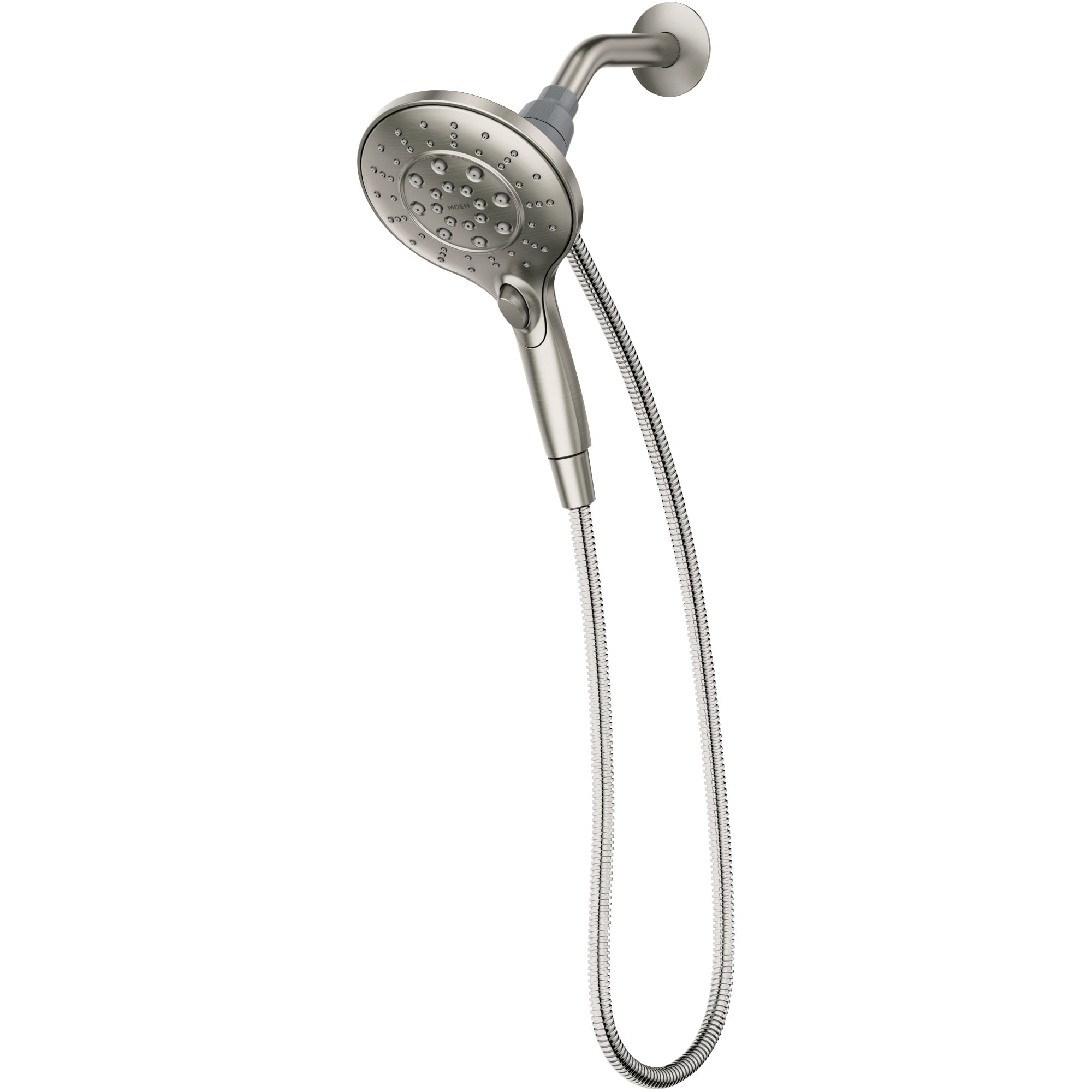Grifo para bañera y ducha multifunción en níquel cepillado resistente a las manchas de Moen (válvula no incluida) Se vende por separado 26115SRN