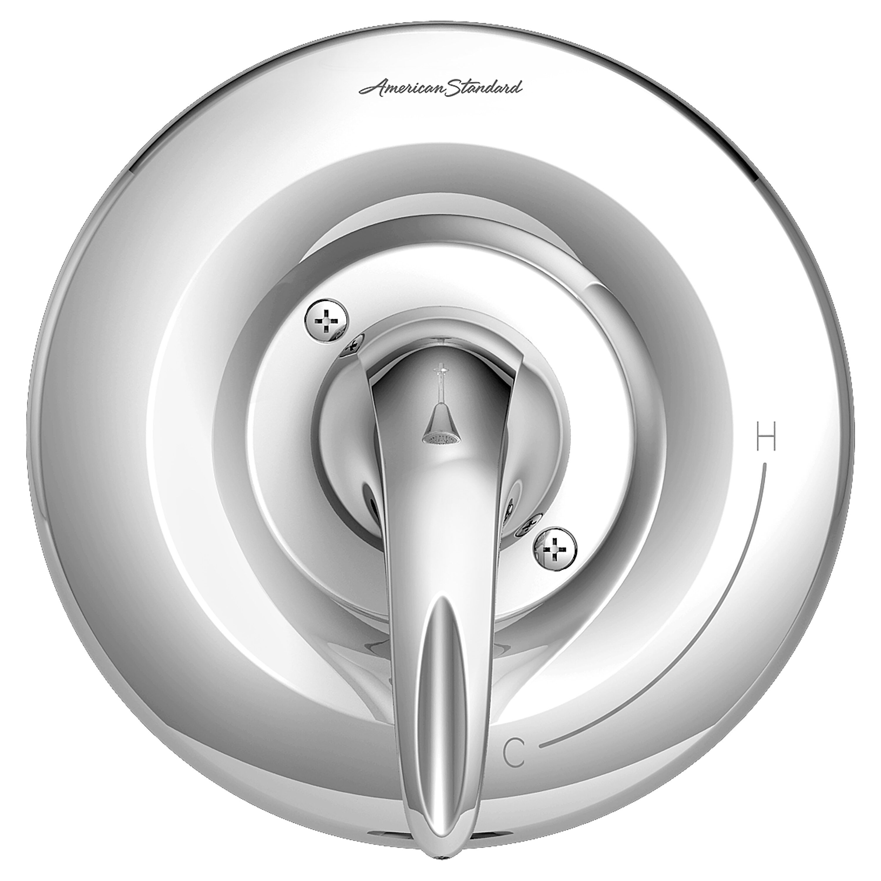 Grifo de ducha de una sola función, de 1 manija y acabado cromado brillante American Standard Reliant 3, de 3.75 pulgadas.